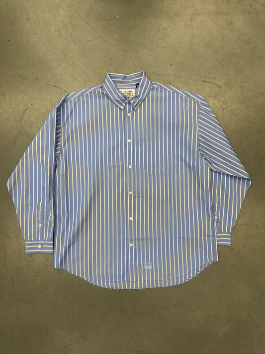 SS26 SUPREME MM6 MAISON MARGIELA STRIPE SHIRT - BLUE