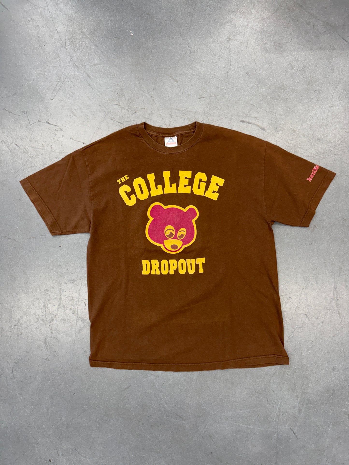 2004 KANYE WEST THE COLLEGE DROP PRE RELEASE PROMO TEE (TRIPLE A TAG)