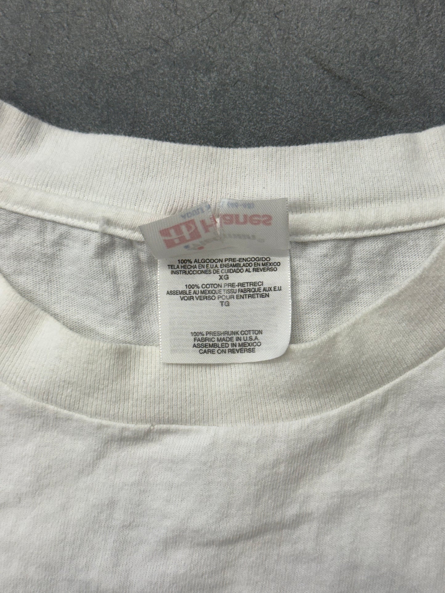 90S CRYSTAL'S SHOWGIRLS NORTH PALM BEACH MULLET TEE (HANES TAG)