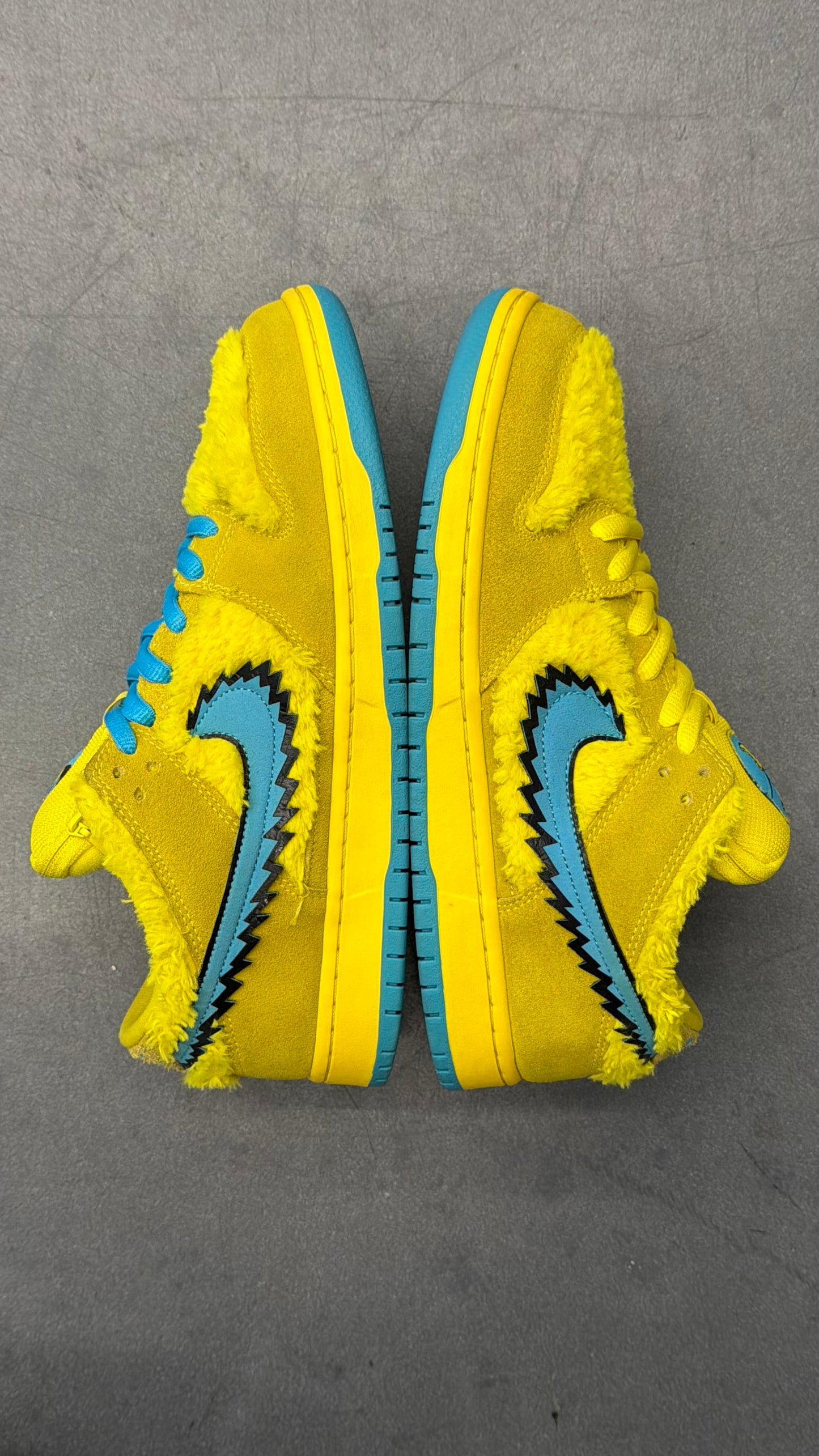 2020 NIKE SB DUNK LOW PRO PRM GRATEFUL DEAD BEARS - OPTI YELLOW
