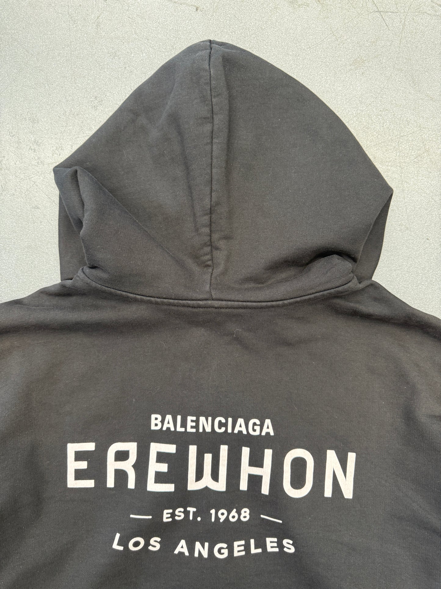 FW24 BALENCIAGA X EREWHON LOS ANGELES ZIP-UP HOODIE MEDIUM FIT