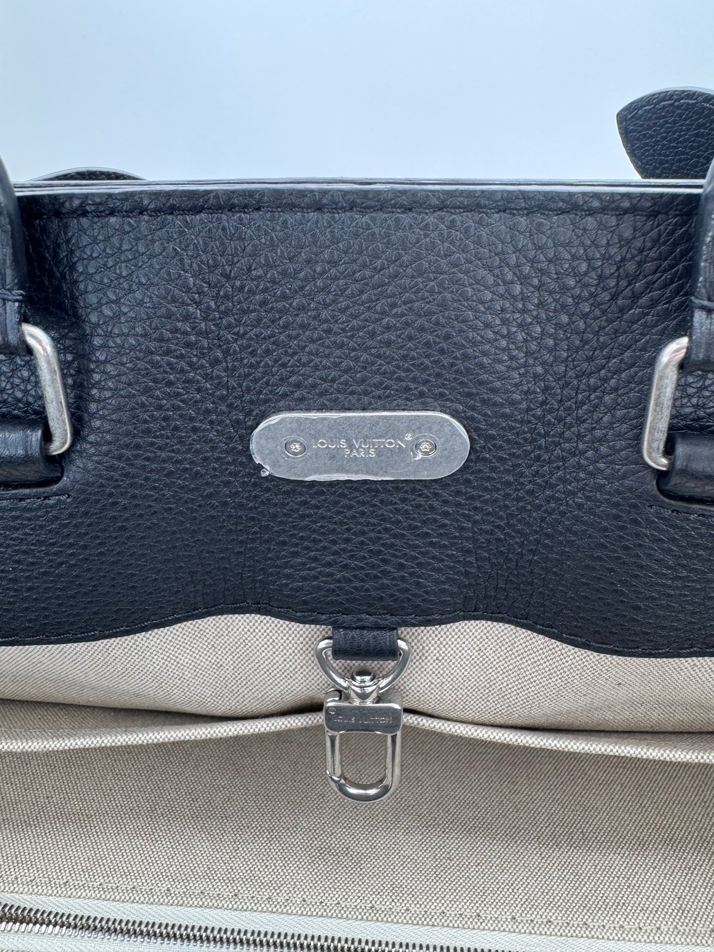 2024 LOUIS VUITTON STEAMER 40 BLACK LEATHER