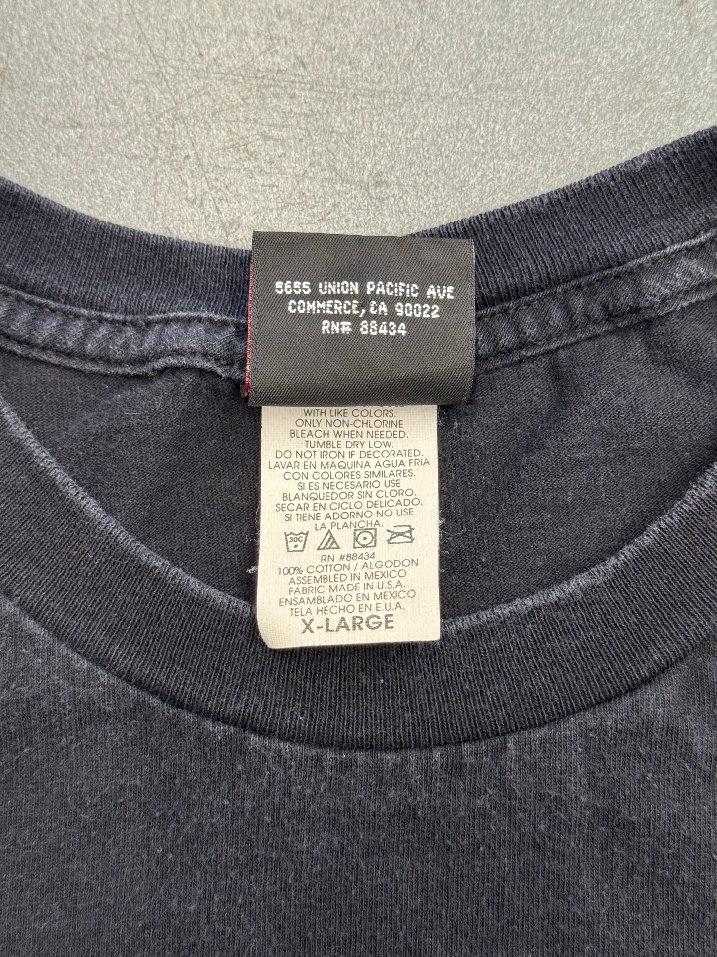 2000 FIGHT CLUB MOVIE PROMO 'RULES' TEE (GIANT TAG)