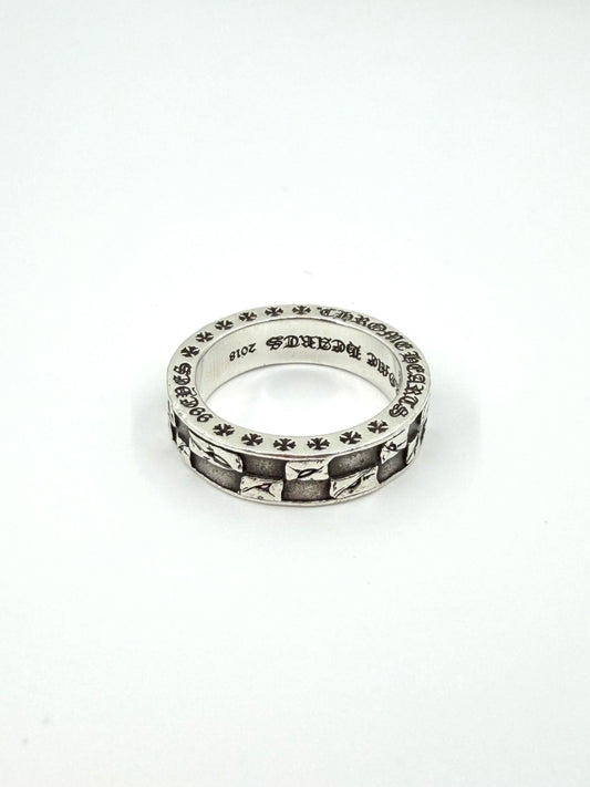 CHROME HEARTS MATTY BOY 99 EYES SILVER SPACER RING