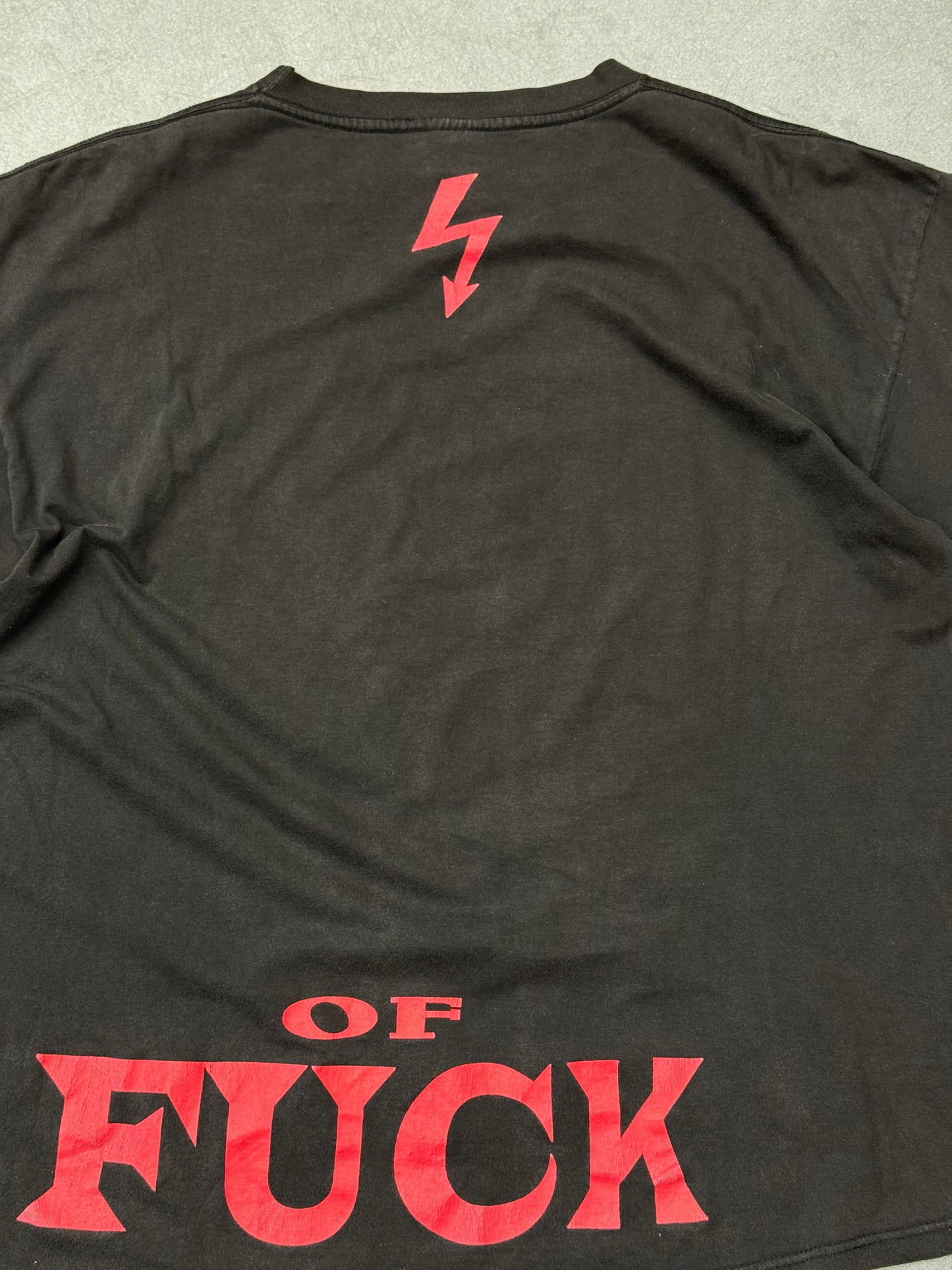 90'S MARILYN MANSON I AM THE GOD OF FUCK TEE (AMERICAN FLAG TAG)