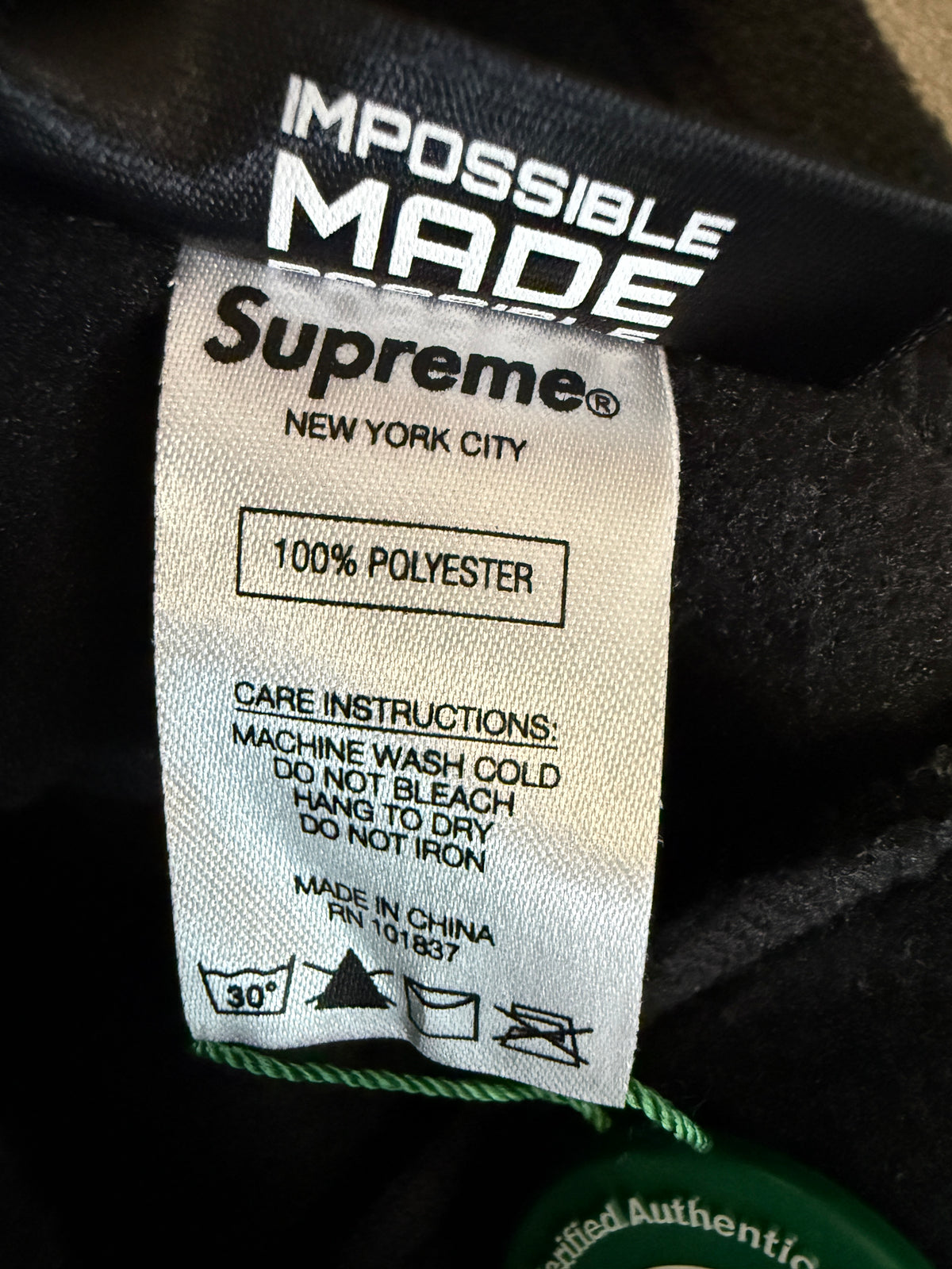 FW18 SUPREME POLARTEC BALACLAVA - BLACK