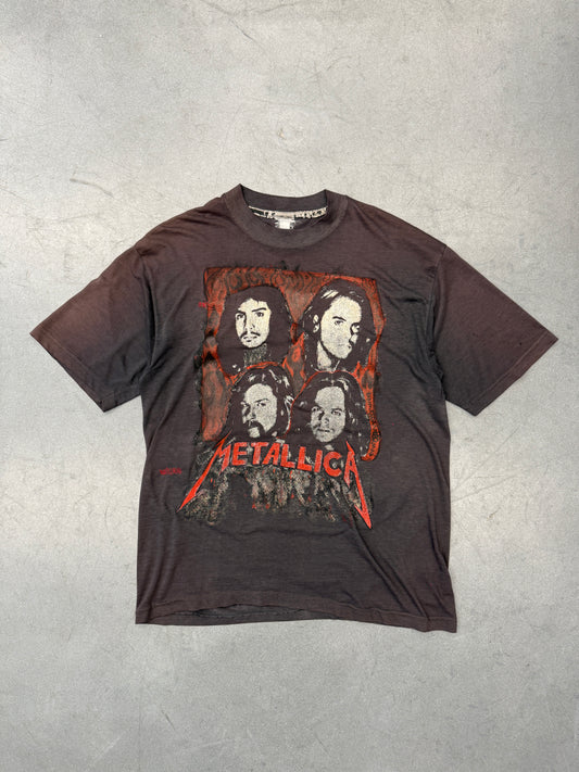 90S METALLICA WHEREVER I MAY ROAM BOOTLEG 4 FACES TEE (FADED TAG)