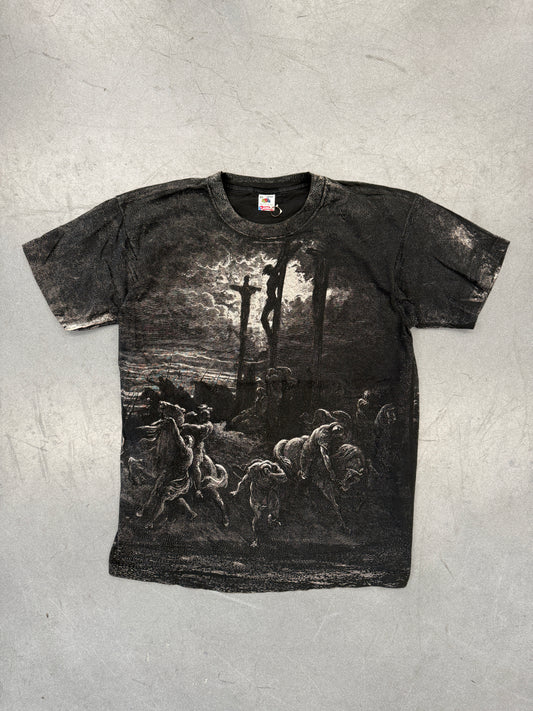 90S GUSTAVE DORE JESUS CRUCIFIXION AOP TEE (FOTL TAG)