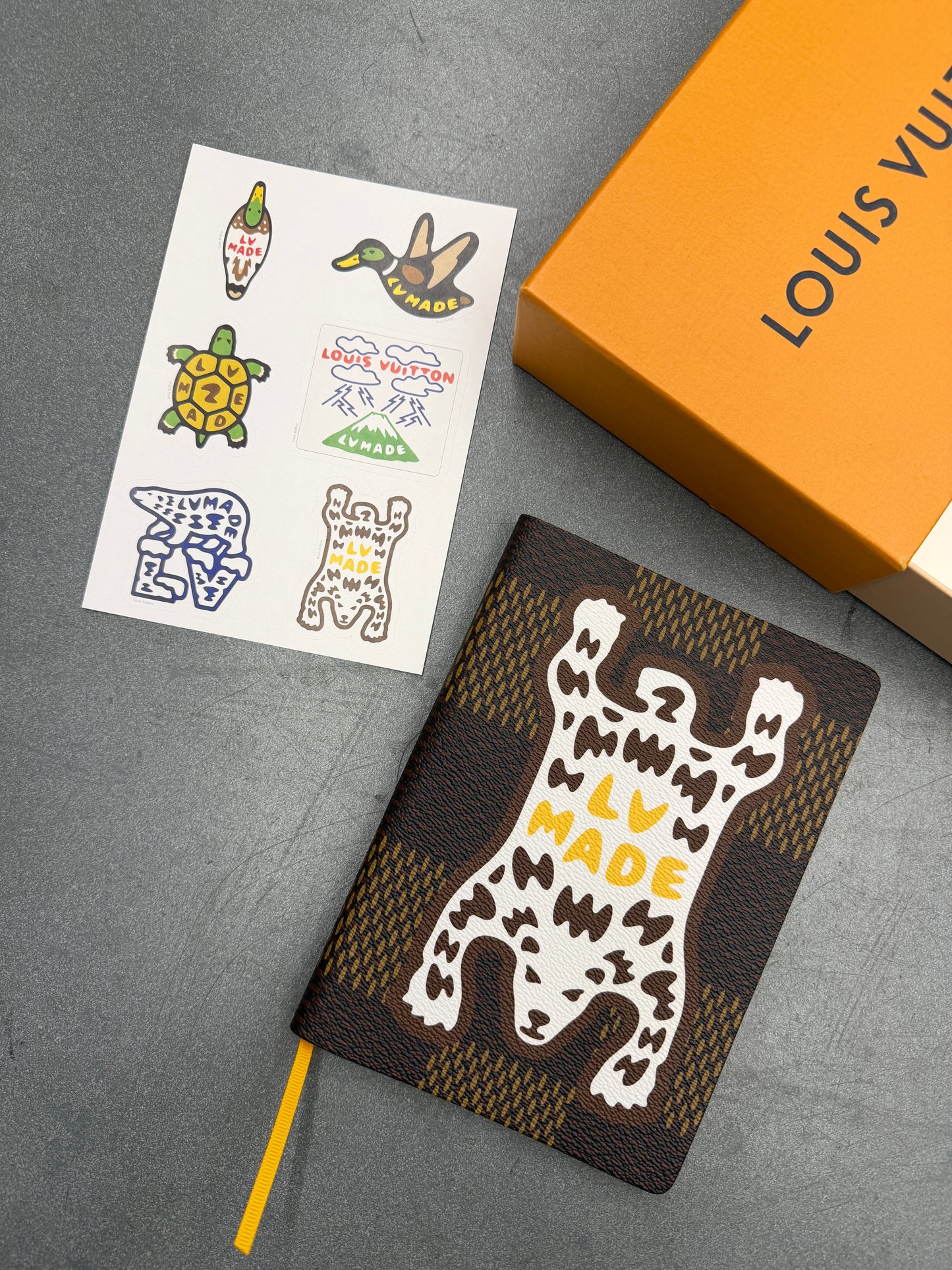 2020 LOUIS VUITTON X HUMAN MADE LV MADE NOTEBOOK (NWT AND BOX)
