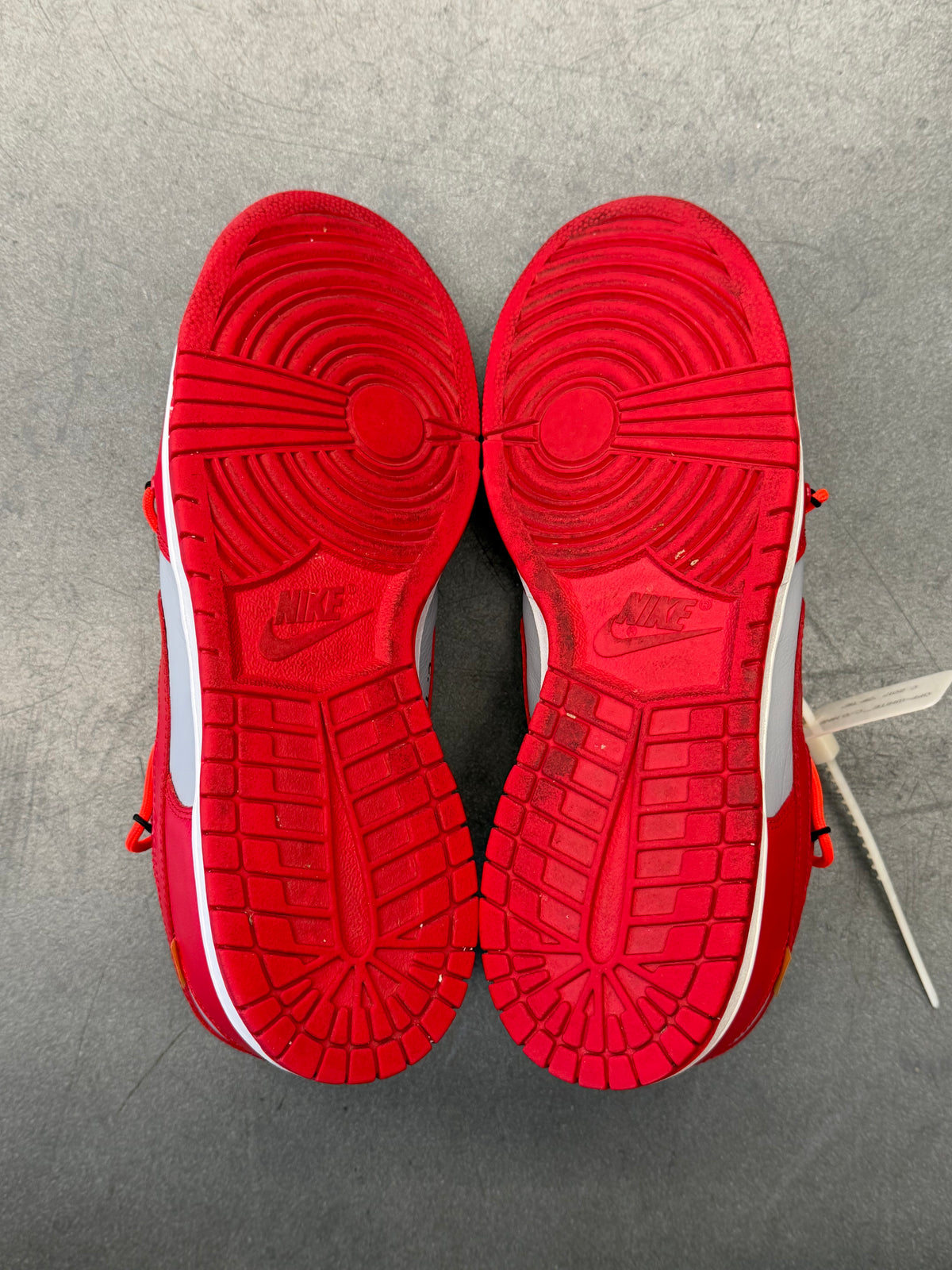 2019 NIKE DUNK LOW OFF-WHITE UNIVERSITY RED
