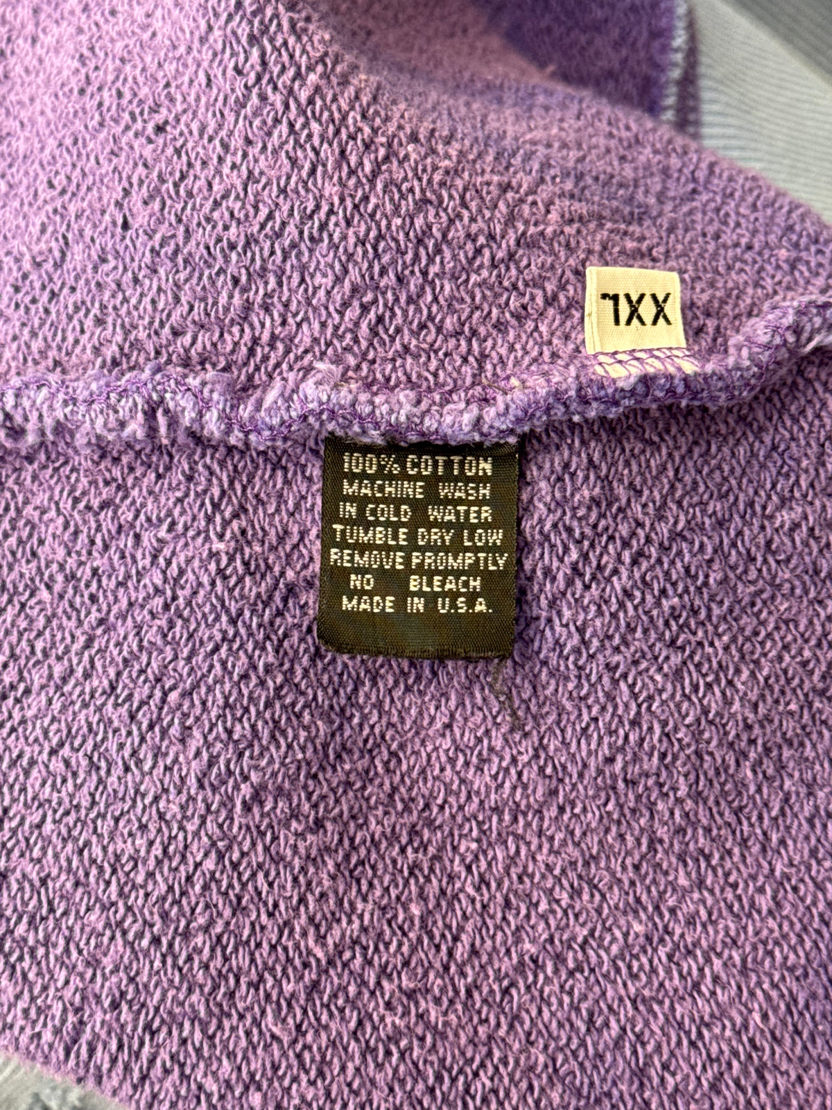ALCHEMIST CORSICAN BLUE & PURPLE WASHED AFTER HOOD SWEATSHIRT