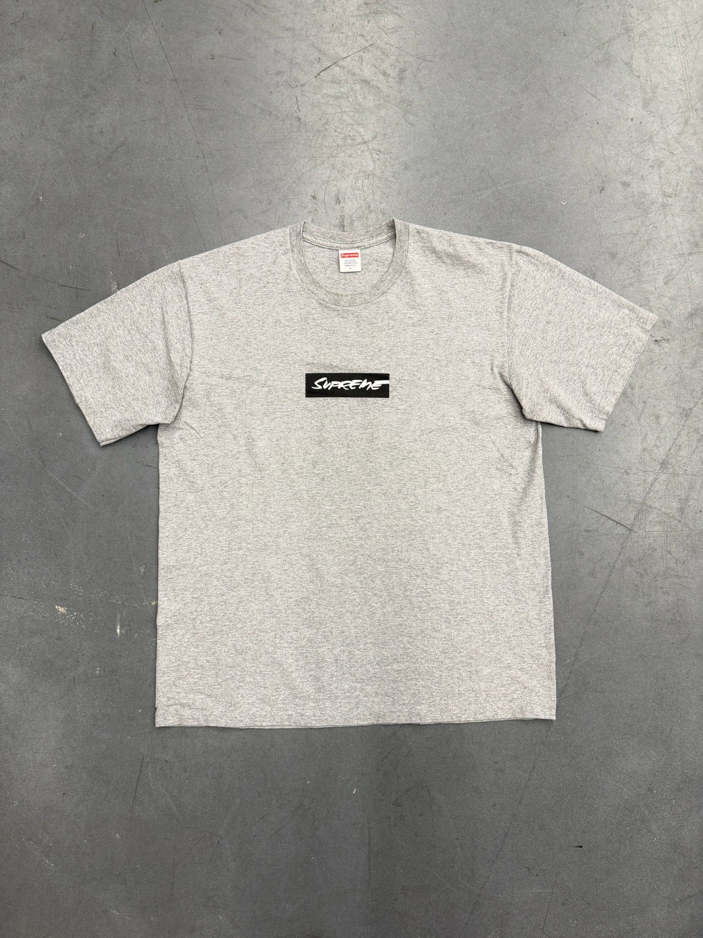 SS24 SUPREME FUTURA BOX LOGO TEE - HEATHER GREY