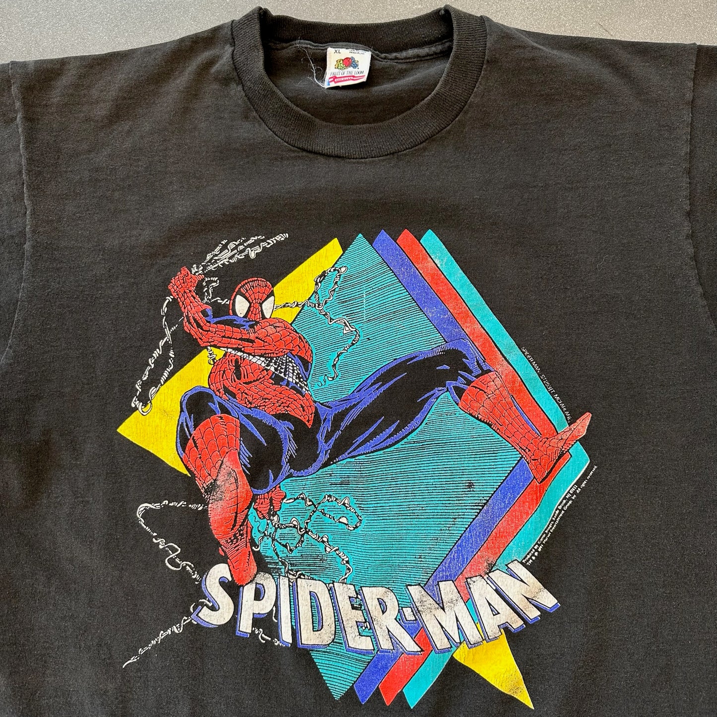 1991 SPIDERMAN MARVEL COMIC IMAGES TEE (FOTL TAG)