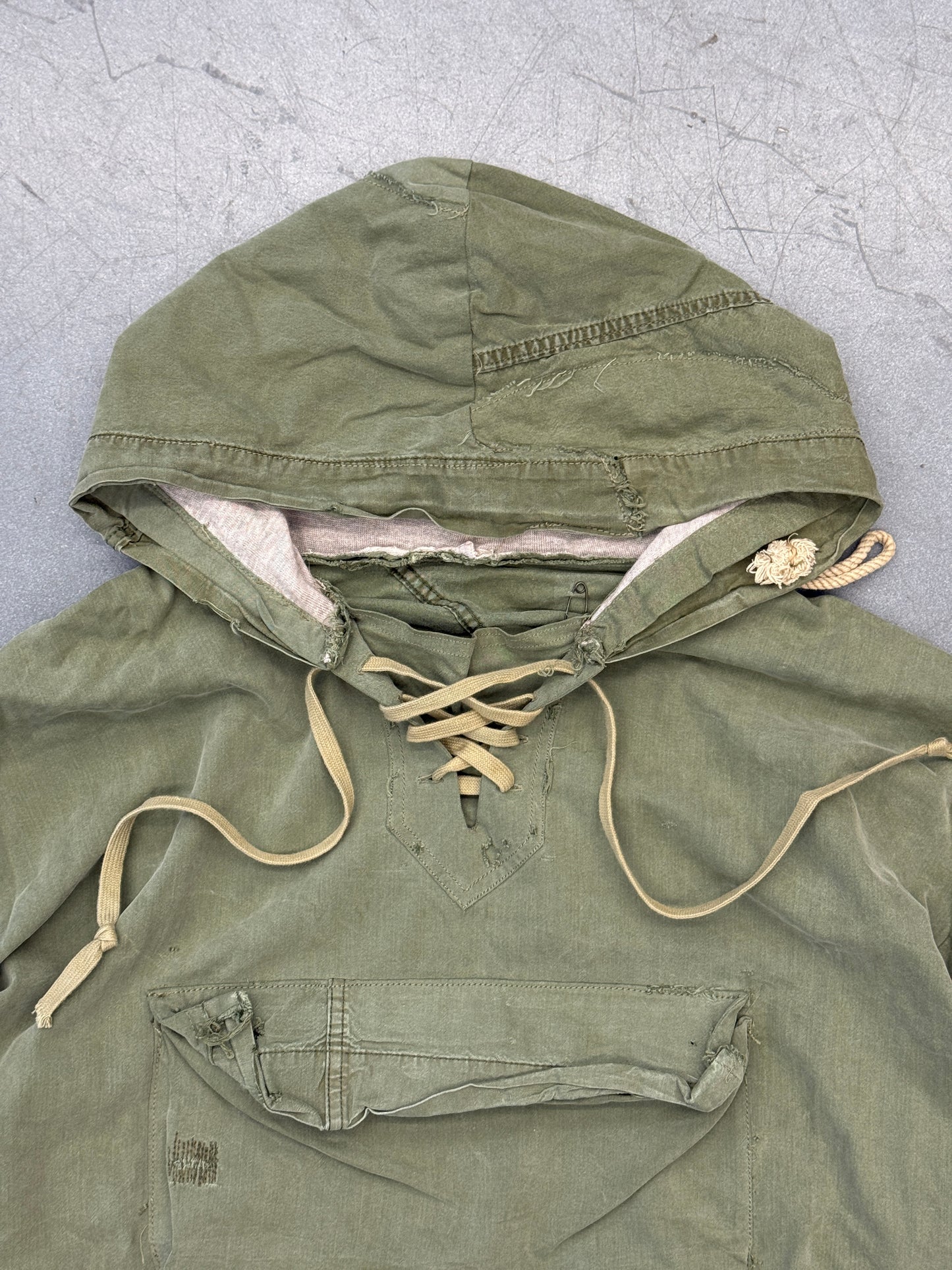 GREG LAUREN 1/1 VINTAGE ARMY TENT PARKA