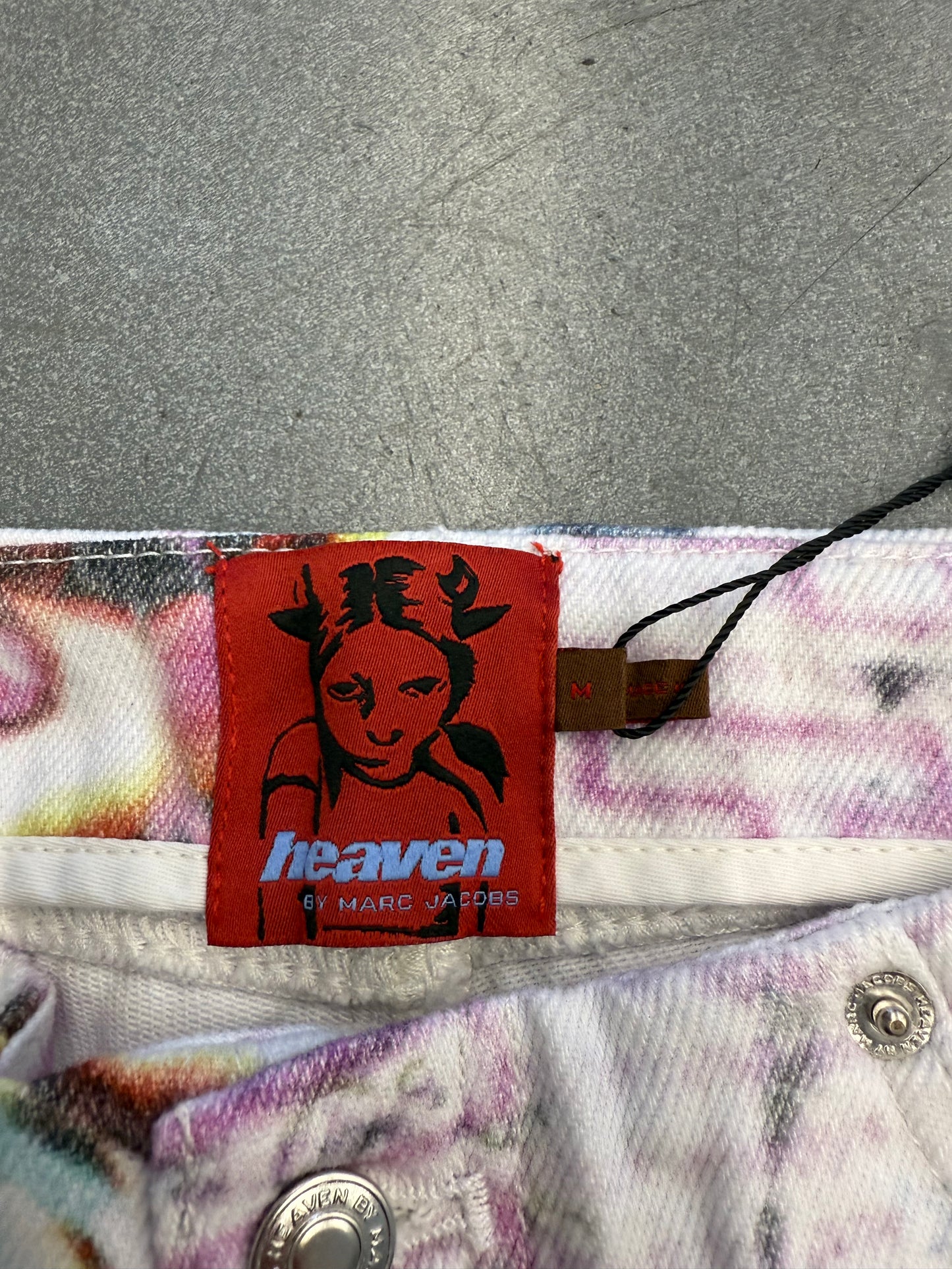 HEAVEN BY MARC JACOBS DON'T THINK FLARED STAR JEANS