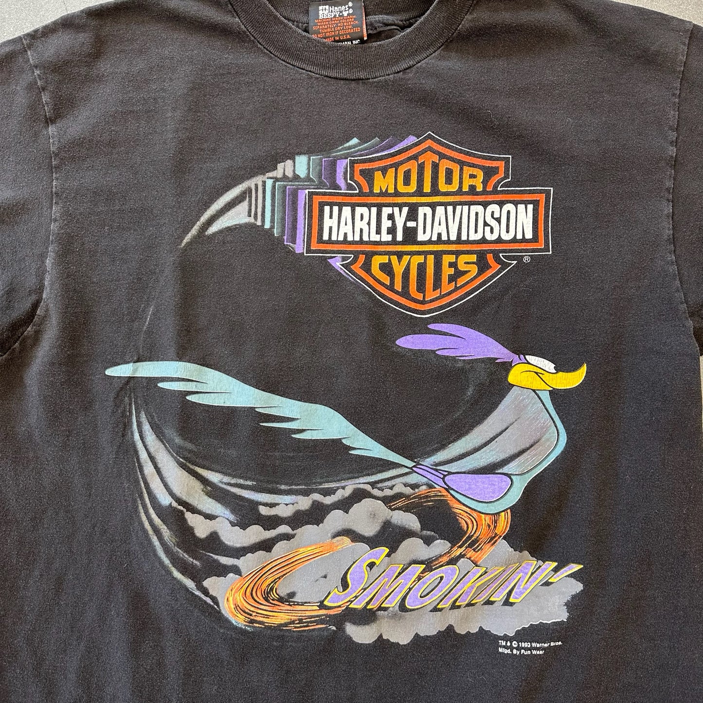 1993 HARLEY DAVIDSON ROAD RUNNER TEE (HARLEY-DAVIDSON TAG)