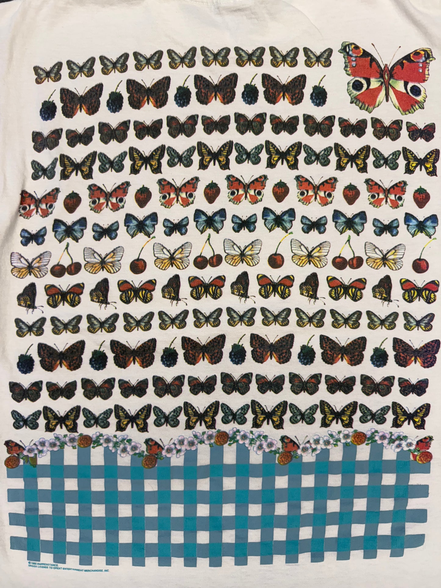 1995 ELTON JOHN MADE IN ENGLAND BUTTERFLY TEE (GEM TAG)