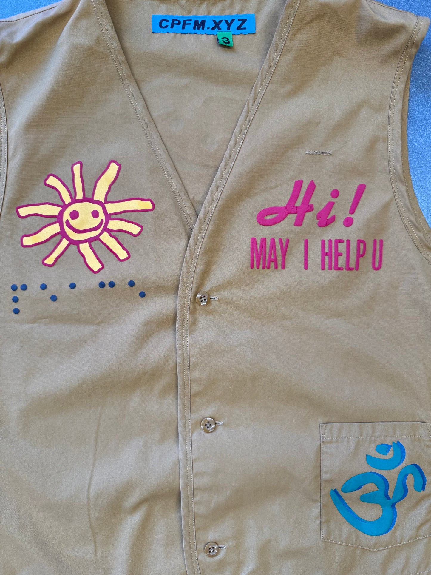CPFM GARDENING CLUB VEST CACTUS PLANT FLEA MARKET
