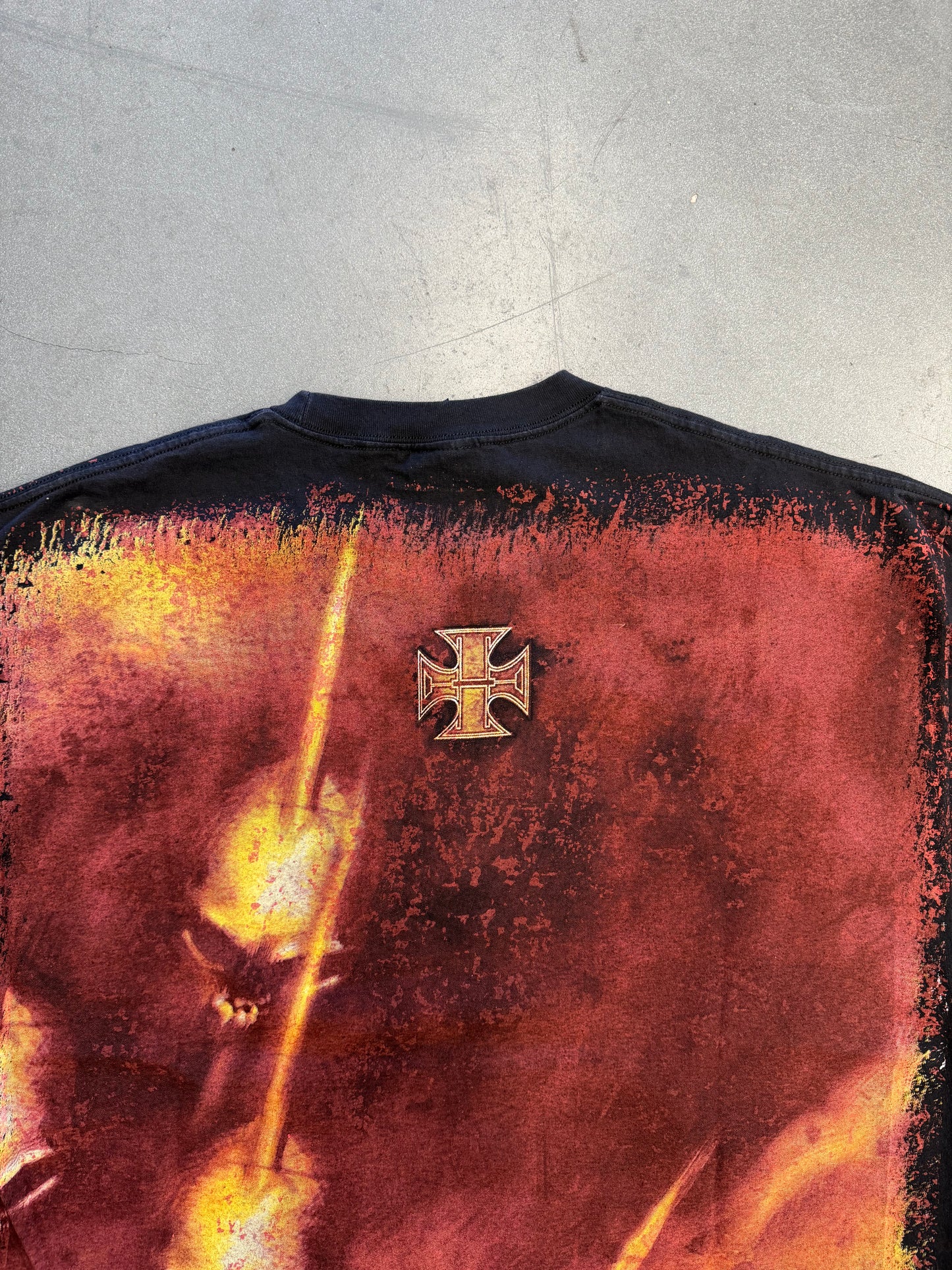 VINTAGE TRIPLE H ALL OVER PRINT TEE (WWE TAG)