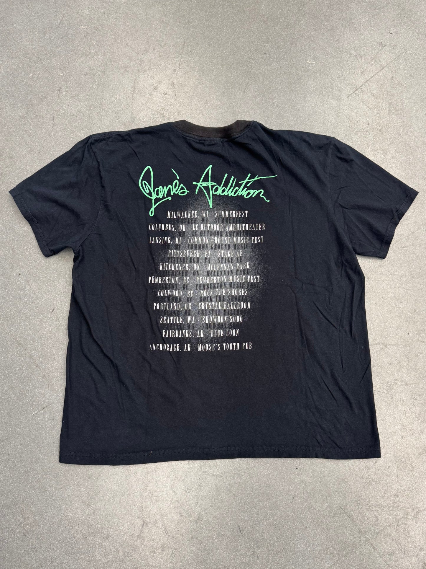90S JANE'S ADDICTION "NOTHING'S SHOCKING" EUROPEAN BOOTLEG TEE (BG TAG)