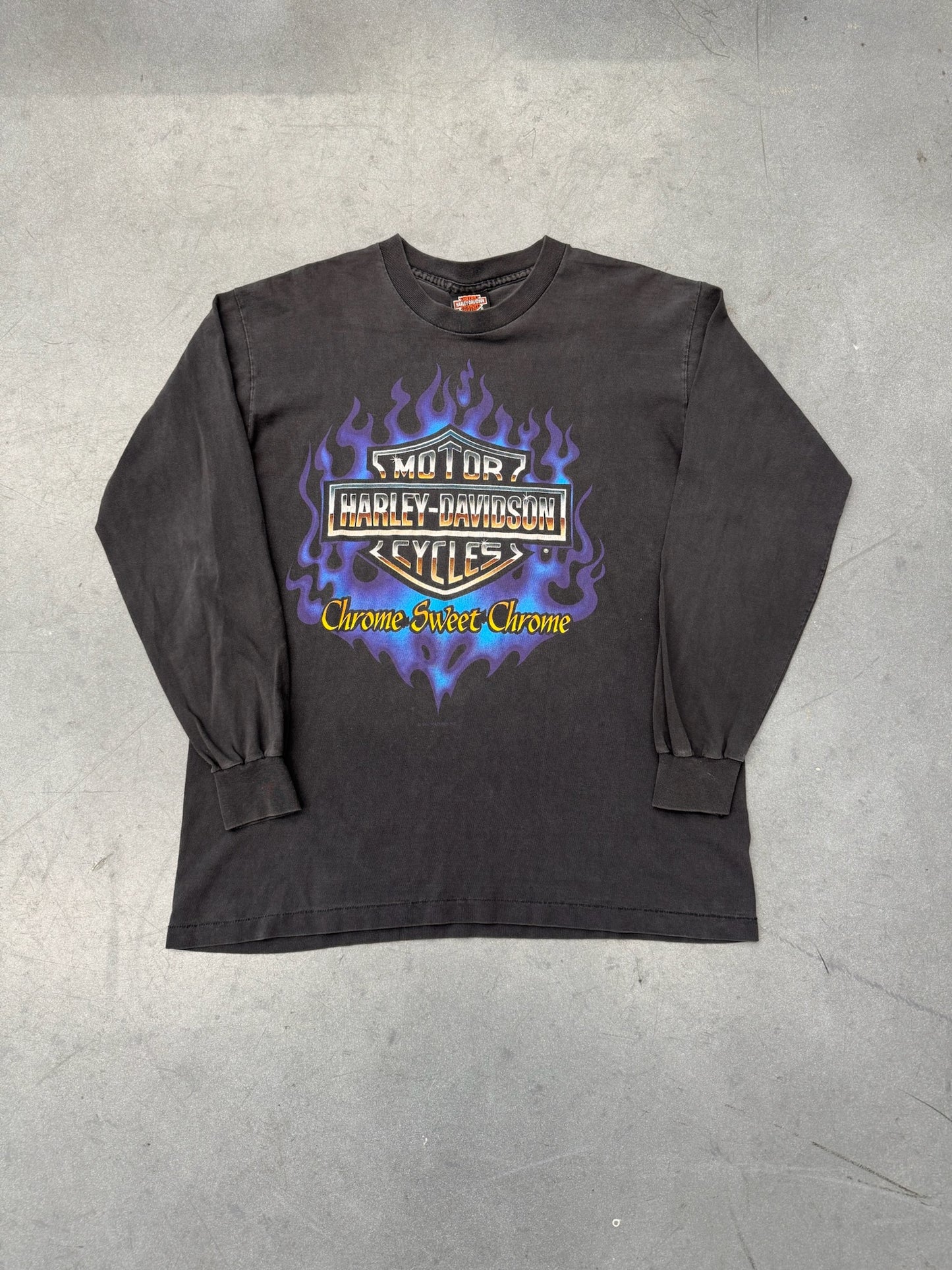 1993 HARLEY-DAVIDSON CHROME SWEET CHROME HONOLULU, HAWAII LONG SLEEVE TEE