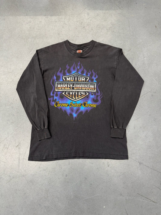 1993 HARLEY-DAVIDSON CHROME SWEET CHROME HONOLULU, HAWAII LONG SLEEVE TEE