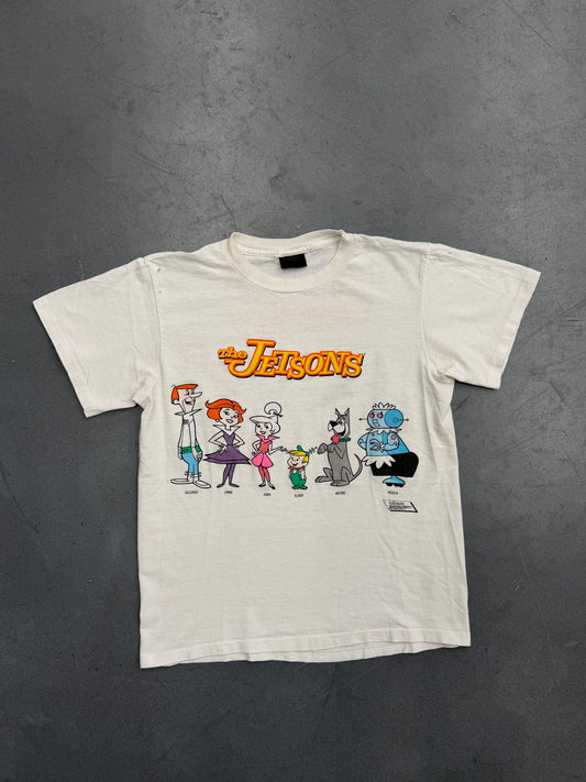 1990 THE JETSONS CHARACTER LIST FRONT & BACK TEE (CHANGES TAG)