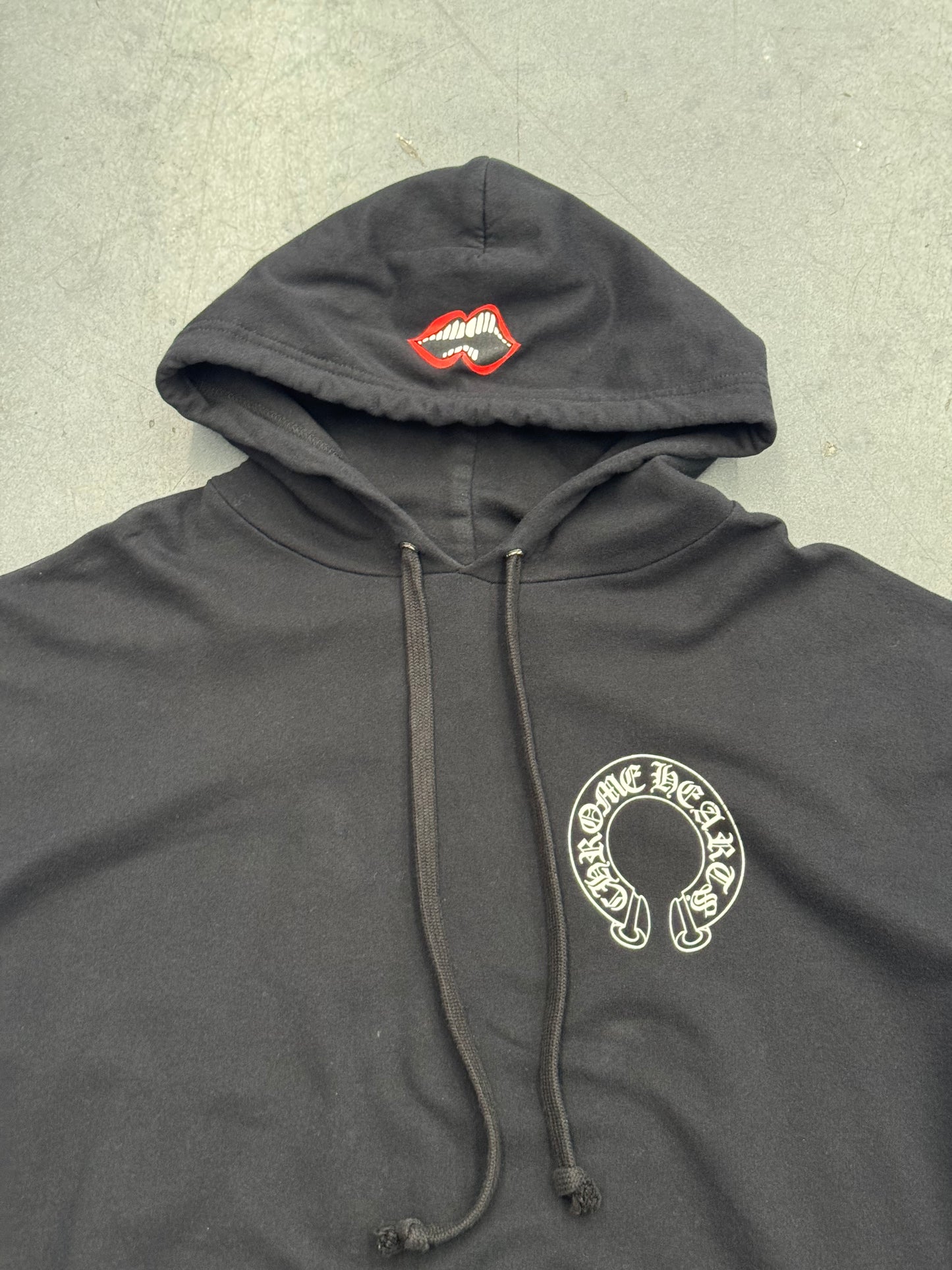 CHROME HEARTS MATTY BOY CHOMPER HORSESHOE PULLOVER HOODIE