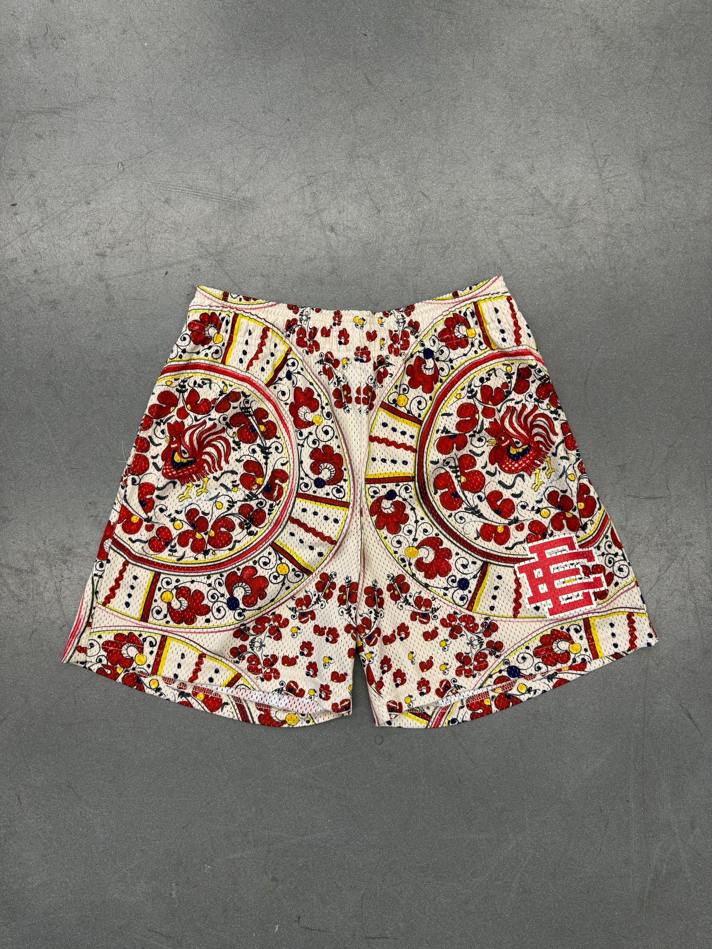 FW22 ERIC EMANUEL EE BASIC/CORE SHORT - ROOSTER WHITE