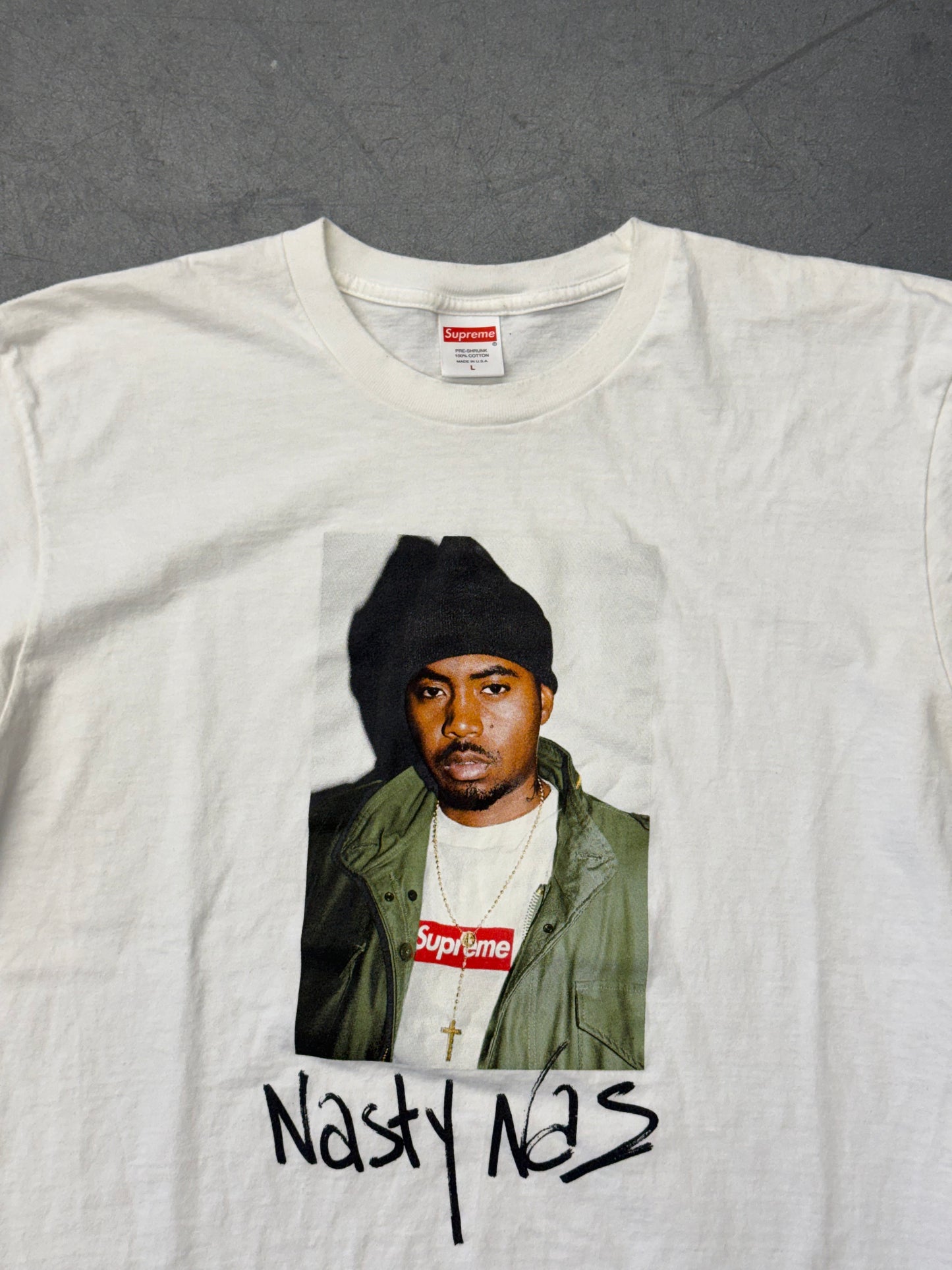 FW17 SUPREME NAS TEE - WHITE