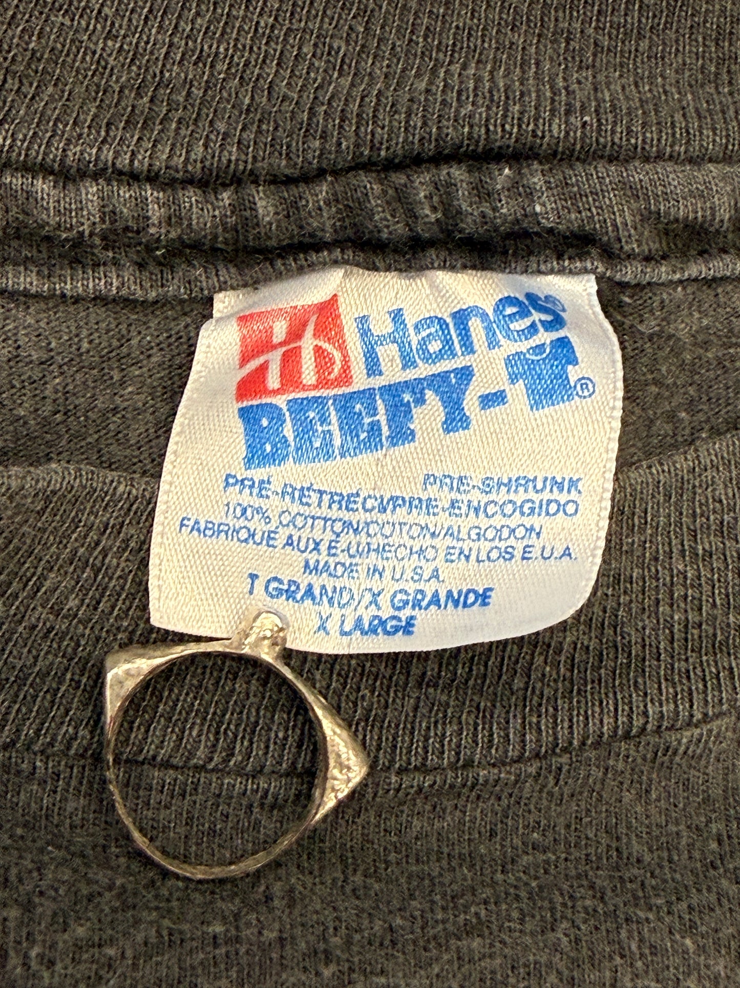 1993 COMPUTER DELETE POOF! TEE (HANES BEEFY-T TAG)
