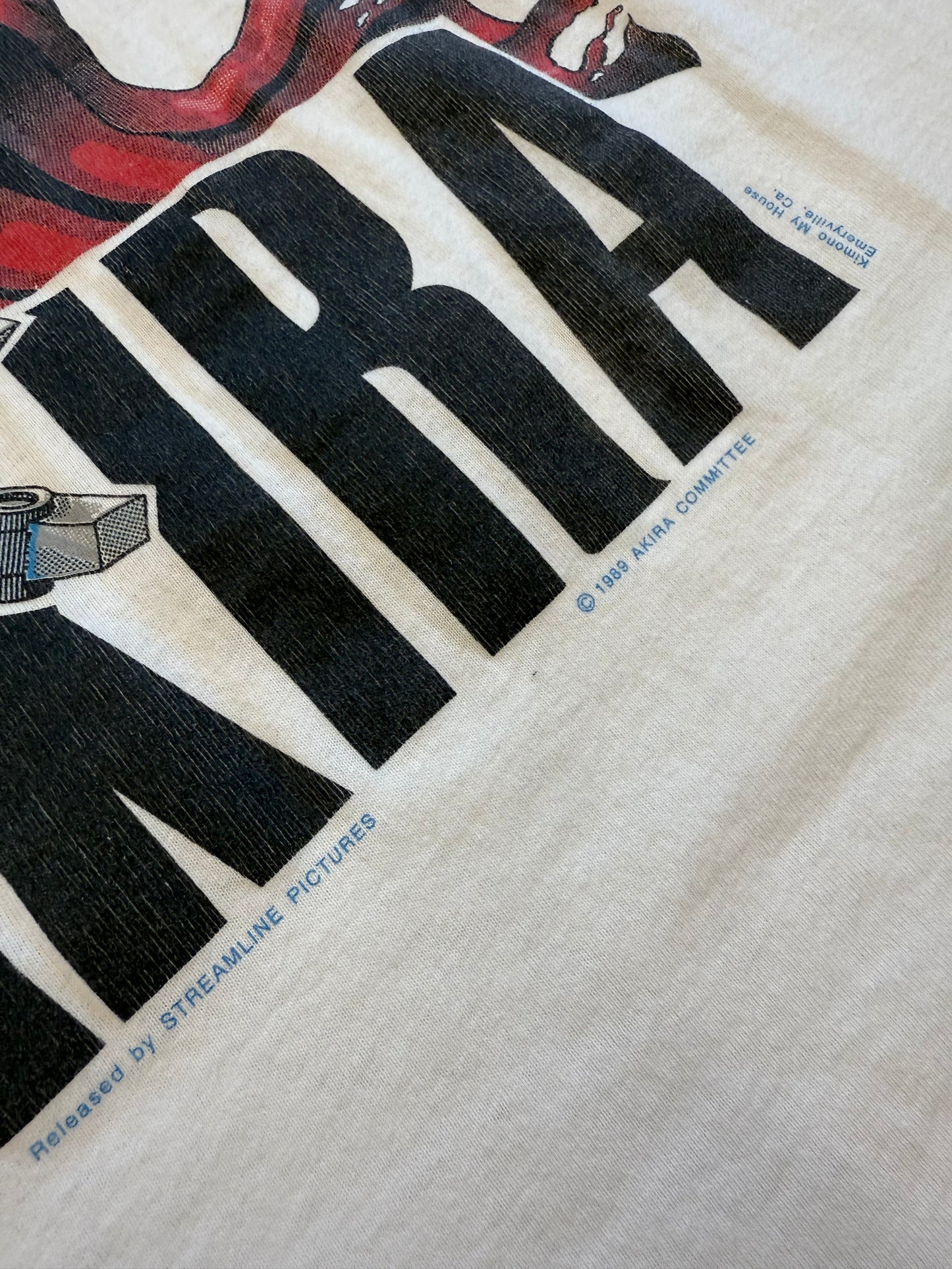 90'S AKIRA MOVIE PROMO TETSUO ARM WHITE TEE (FOTL TAG)