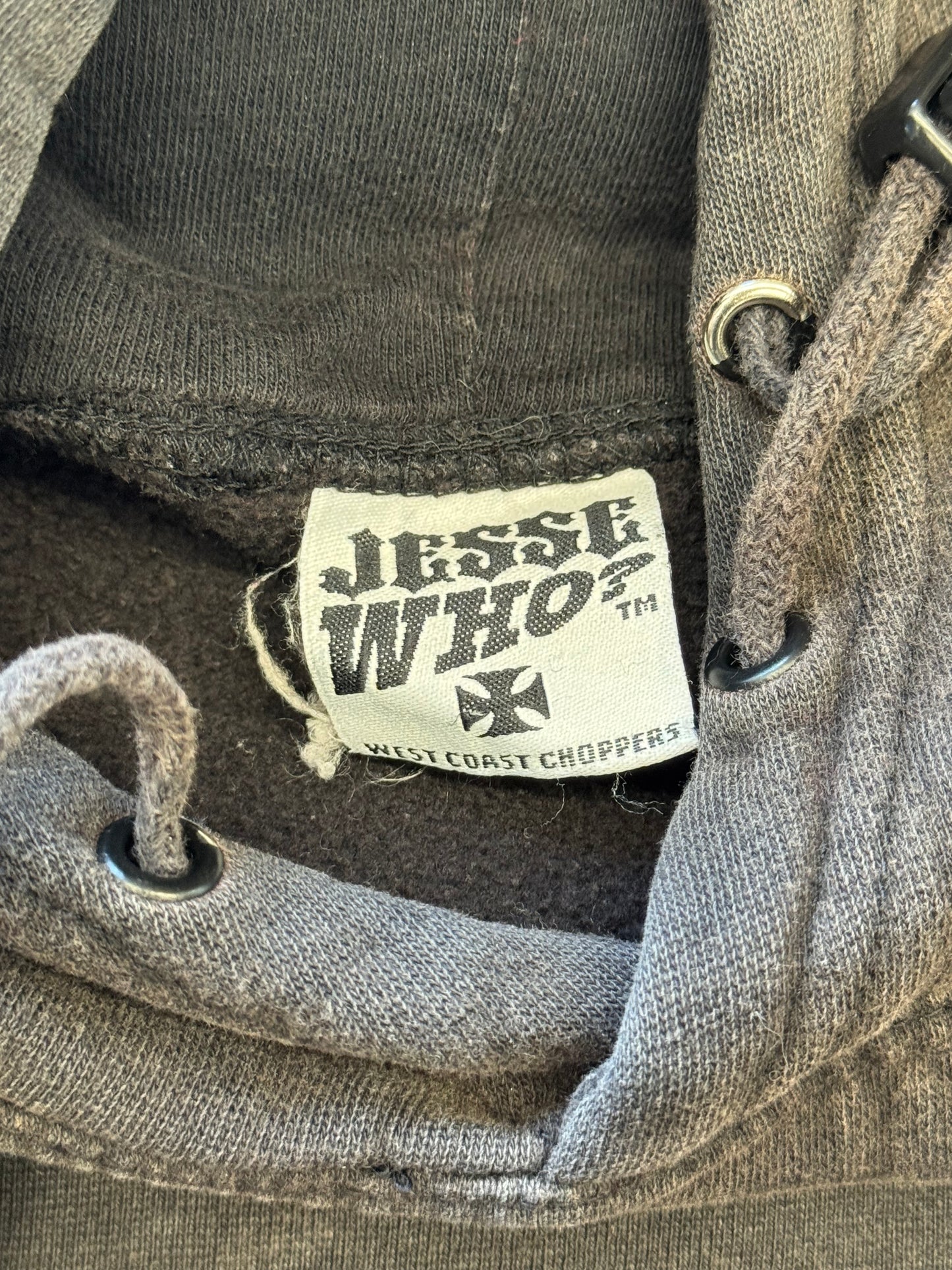 VINTAGE WEST COAST CHOPPERS LONG BEACH ORANGE BIKE PULLOVER HOODIE (JESSE WHO TAG)