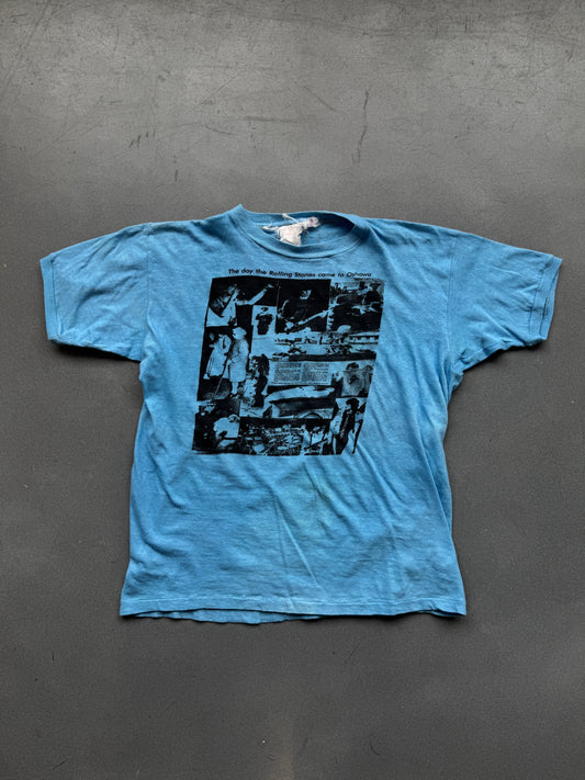 1981 THE DAY THE ROLLING STONES CAME TO OSHAWA BUFFALO TEE (IMPERIAL TAG)