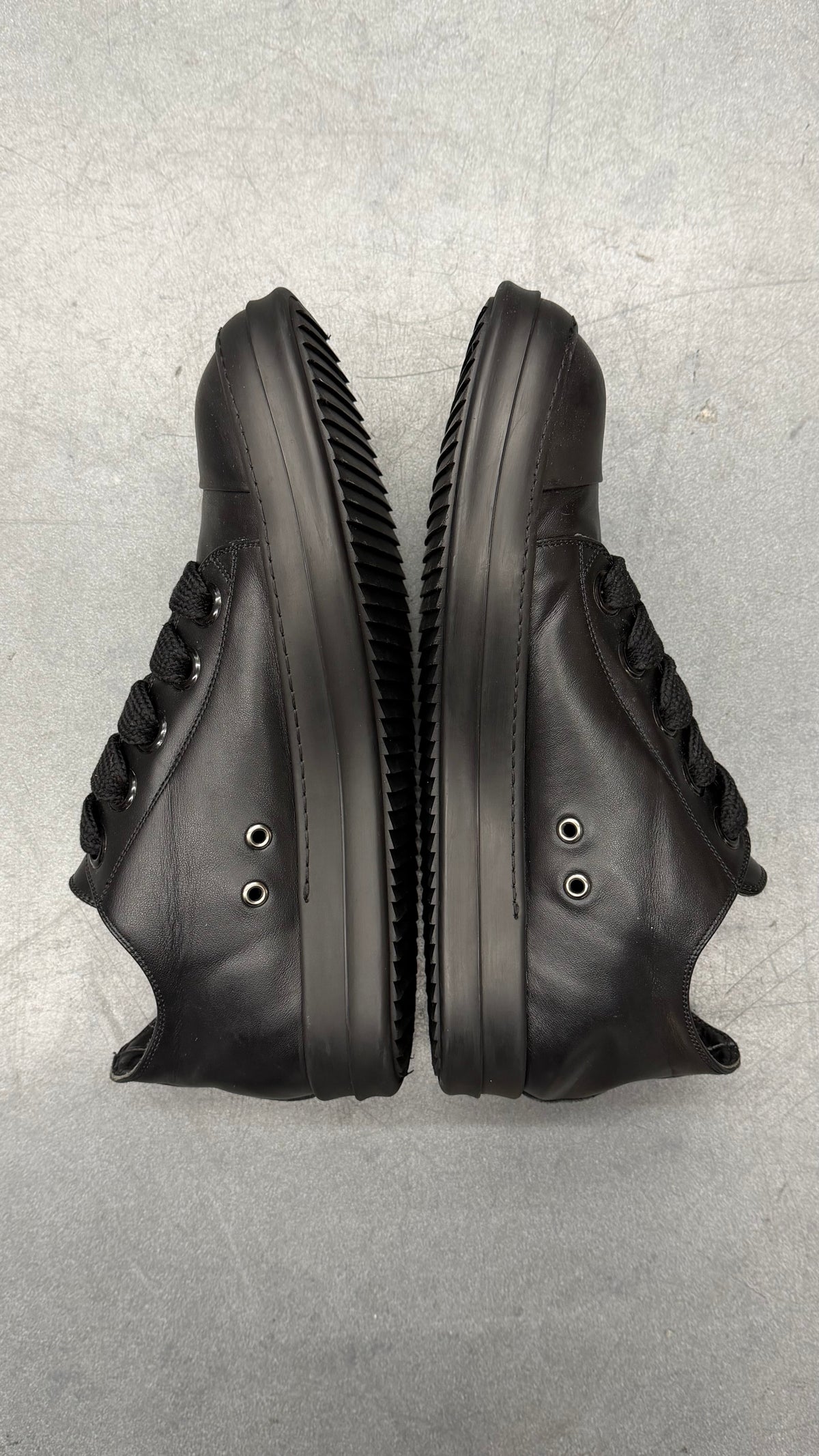 RICK OWENS LIDO JUMBO LACE LOW 'BLACK'