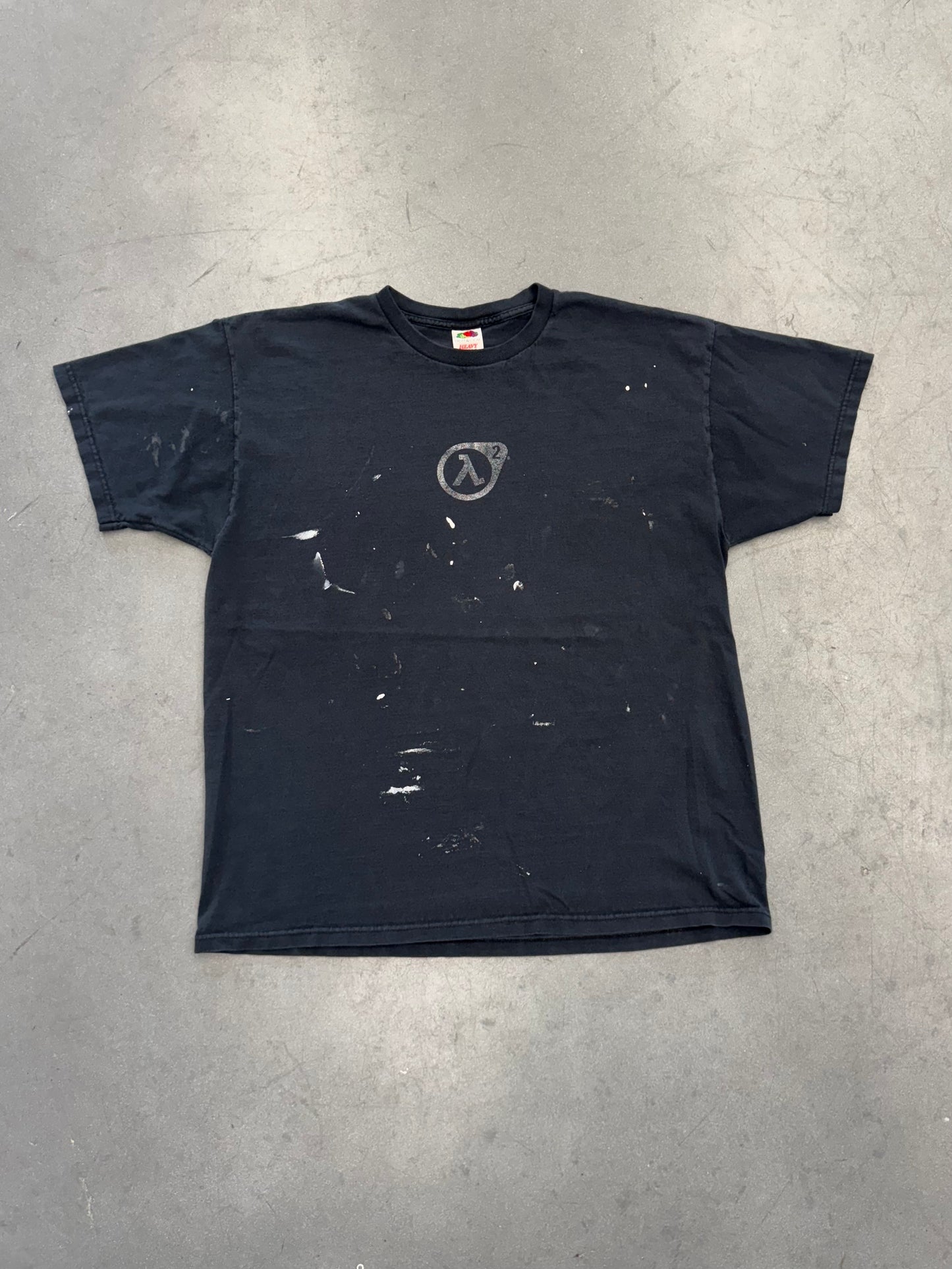 2004 HALF LIFE 2 VIDEO GAME FADED TEE (FOTL TAG)