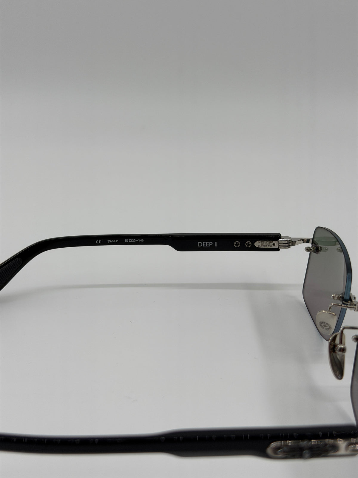CHROME HEARTS 'DEEP II' FRAMELESS SUNGLASSES