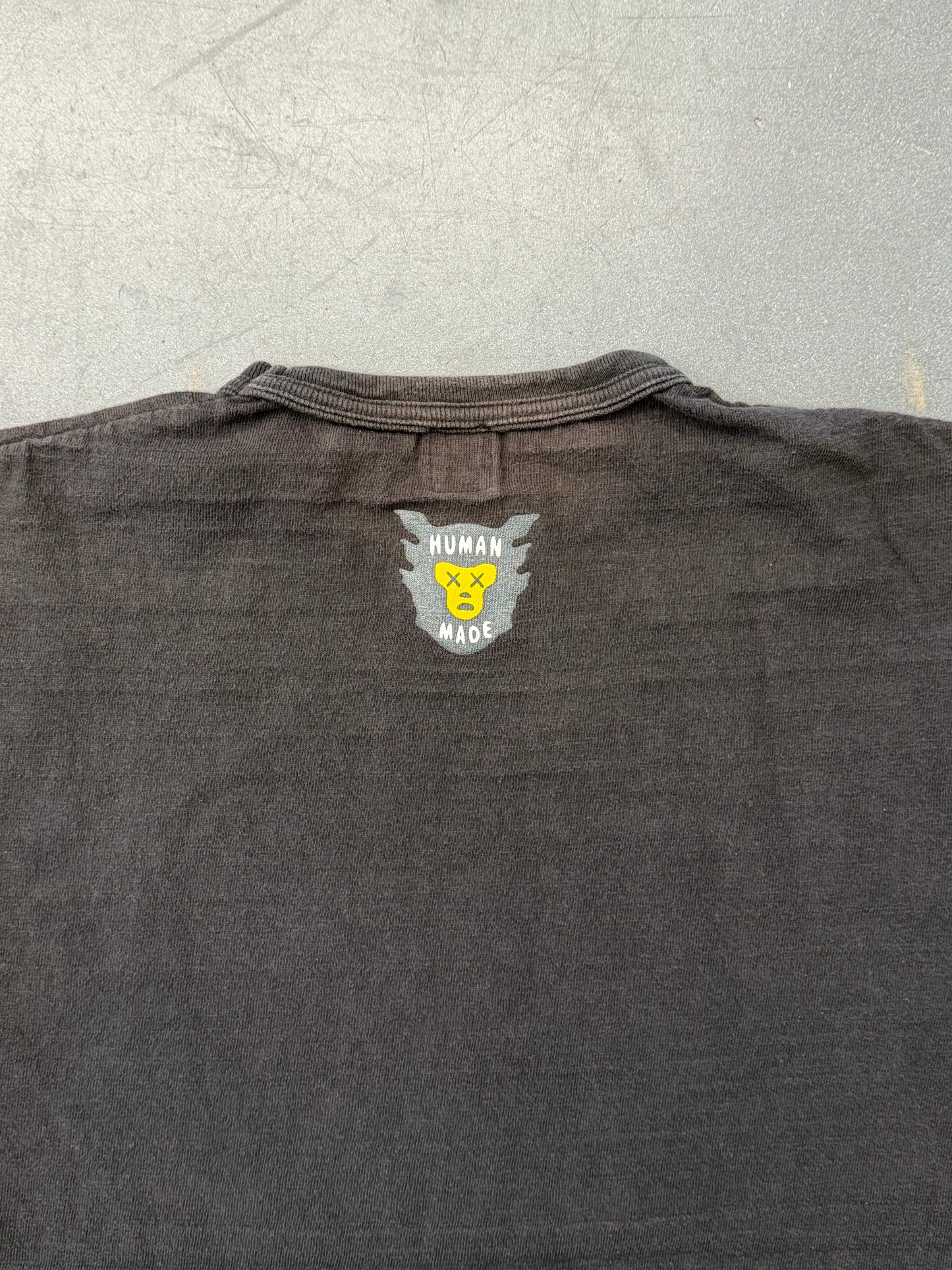 FW21 KAWS HUMAN MADE #5 BLACK HEART TEE