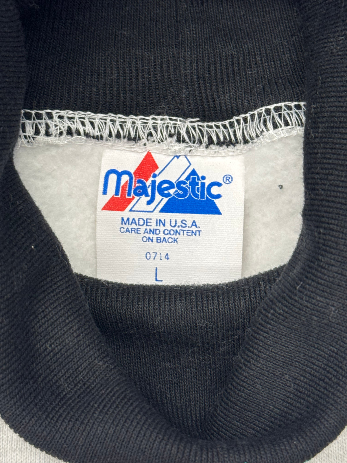 1997 WORLD SERIES FLORIDA MARLINS TURTLENECK CREWNECK (MAJESTIC TAG)