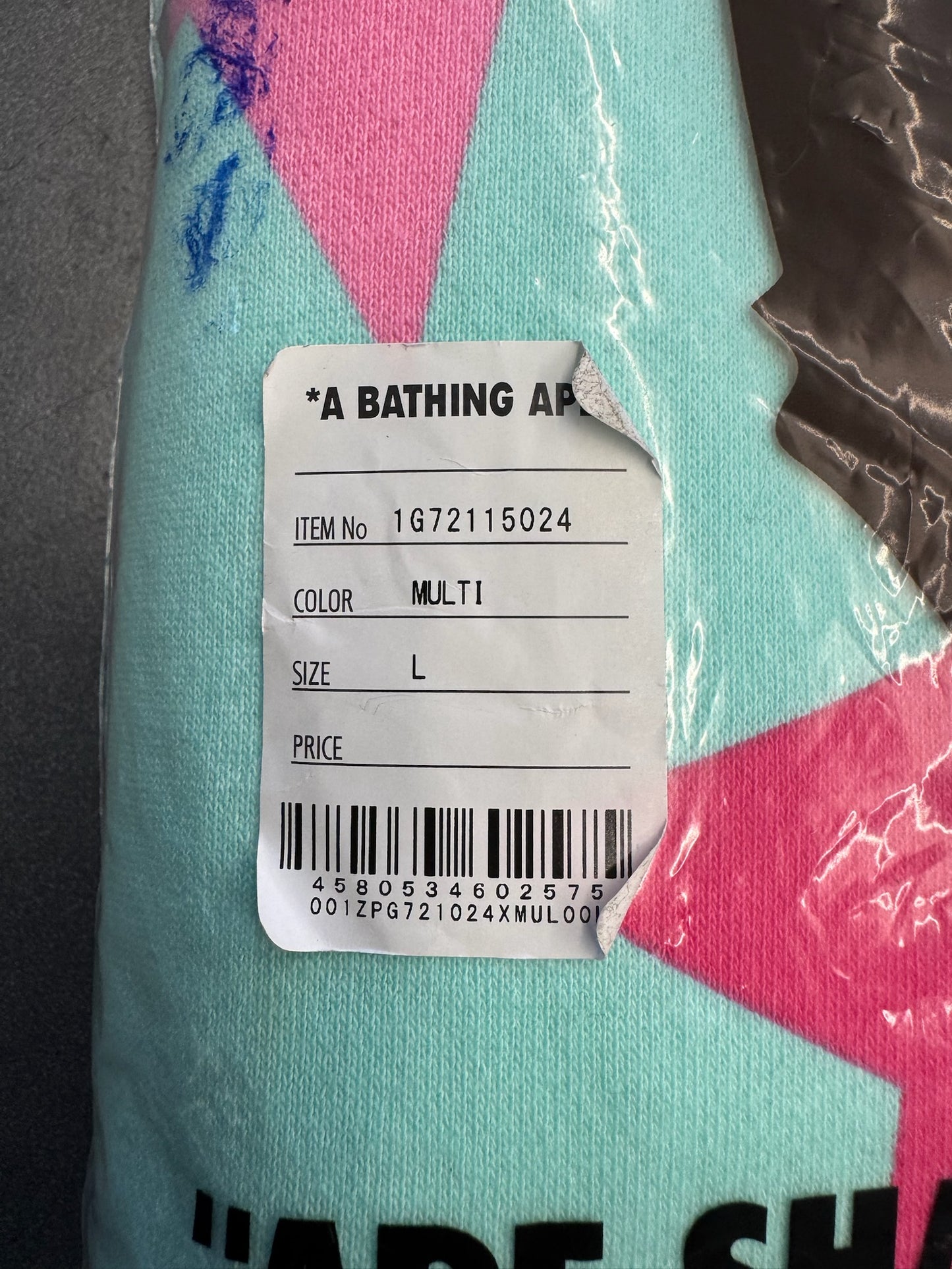 BAPE MIAMI STORE BAPE STA PRINT FULL-ZIP SHARK HOODIE