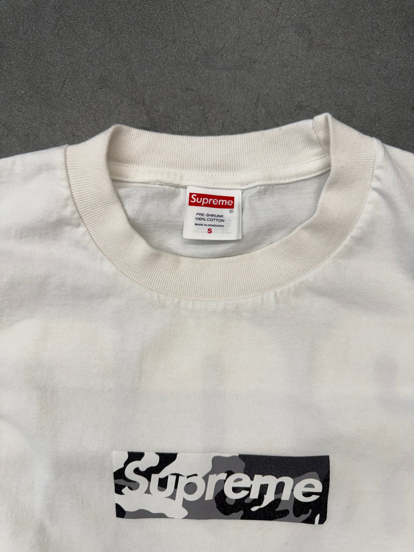 SS25 SUPREME MIAMI 305 SNOW CAMO BOX LOGO TEE