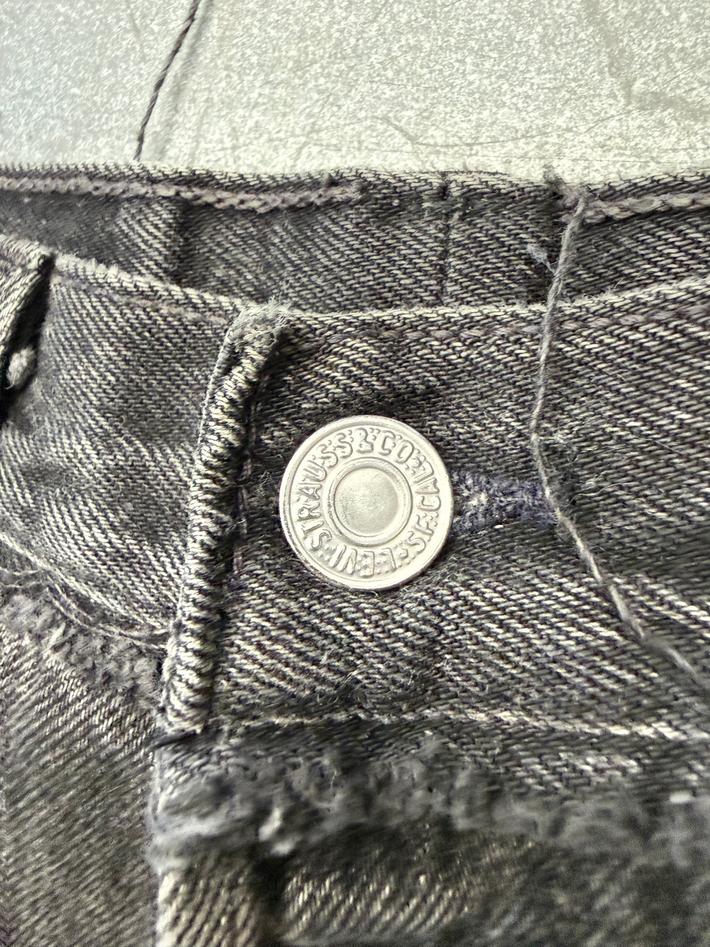 VETEMENTS BLACK DENIM PATCHWORK WOMENS JEANS