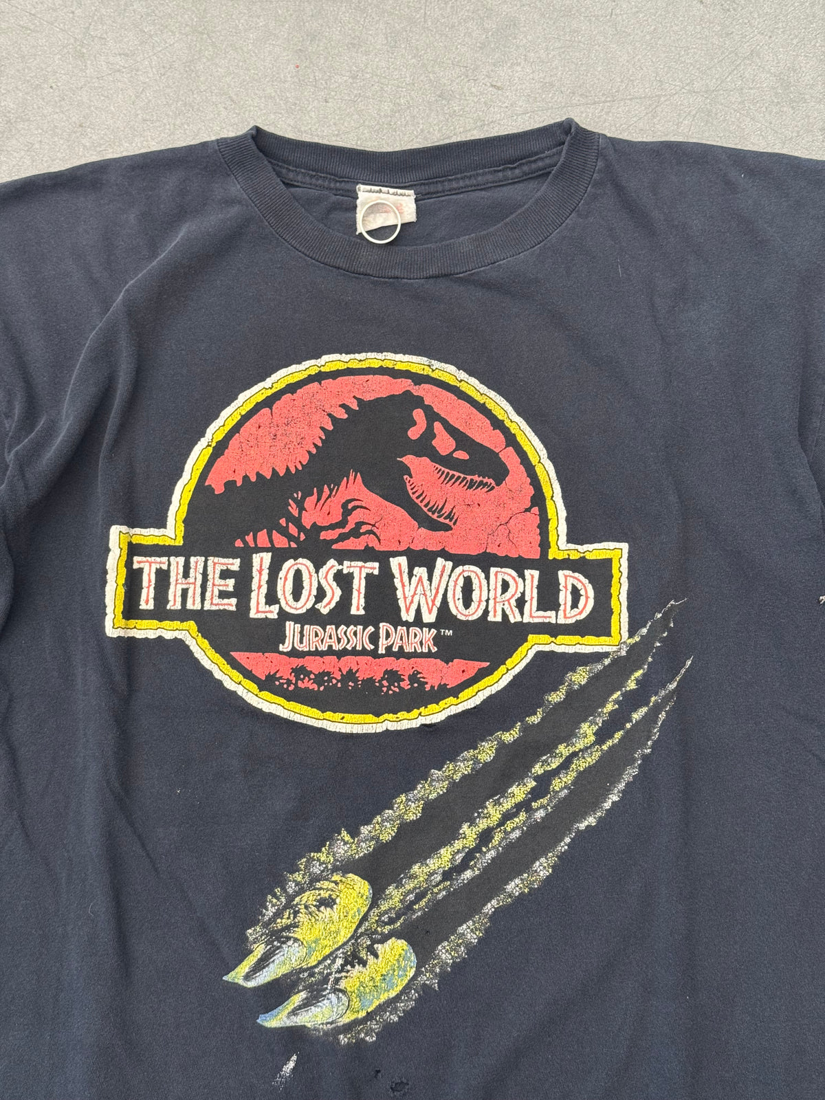 1997 JURASSIC PARK THE LOST WORLD PROMO TEE (FADED TAG)