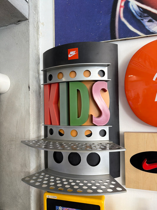 90S NIKE KIDS 3D WALL STORE DISPLAY FIXTURE