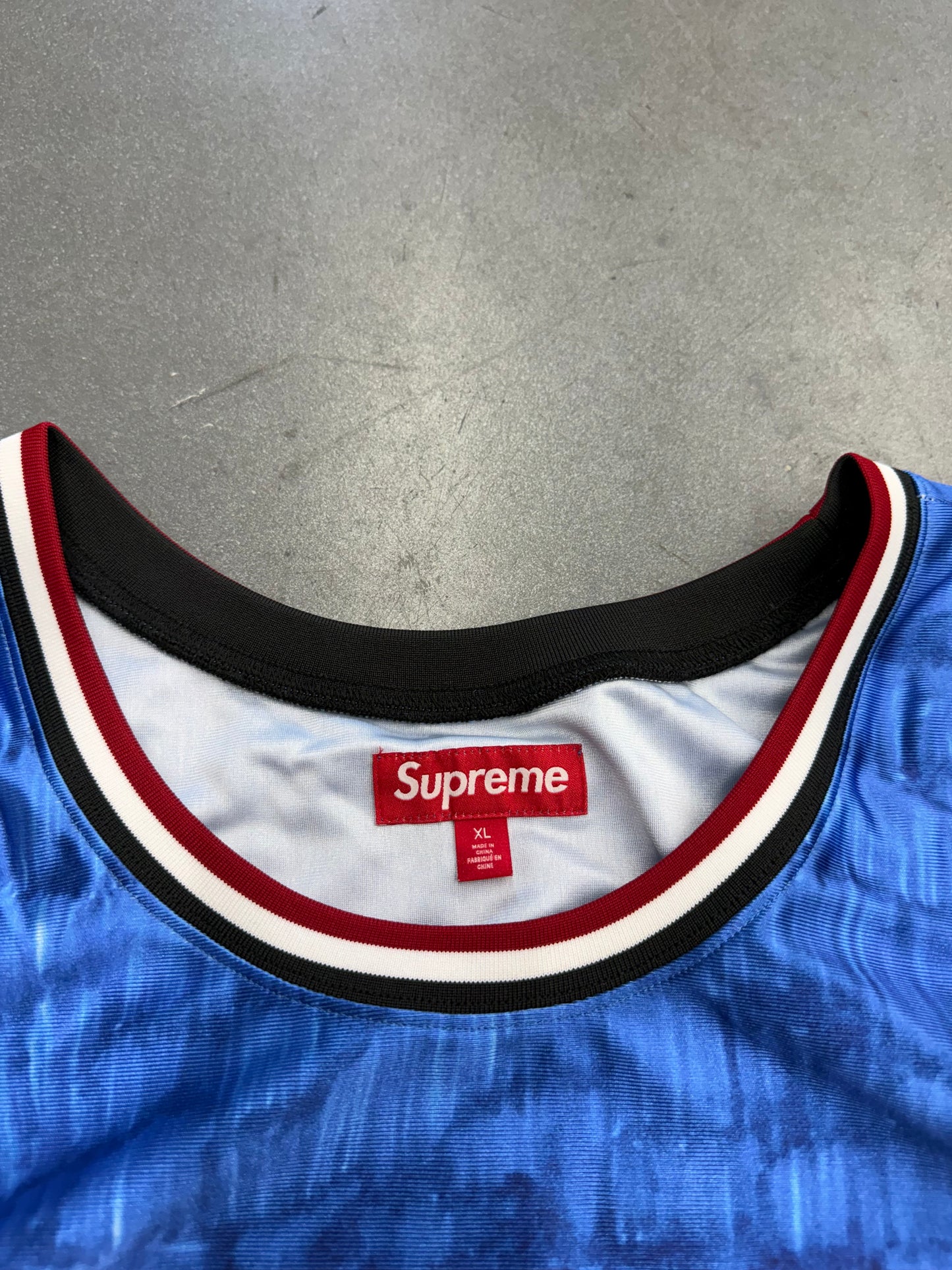 SS25 SUPREME MARKER BASKETBALL JERSEY