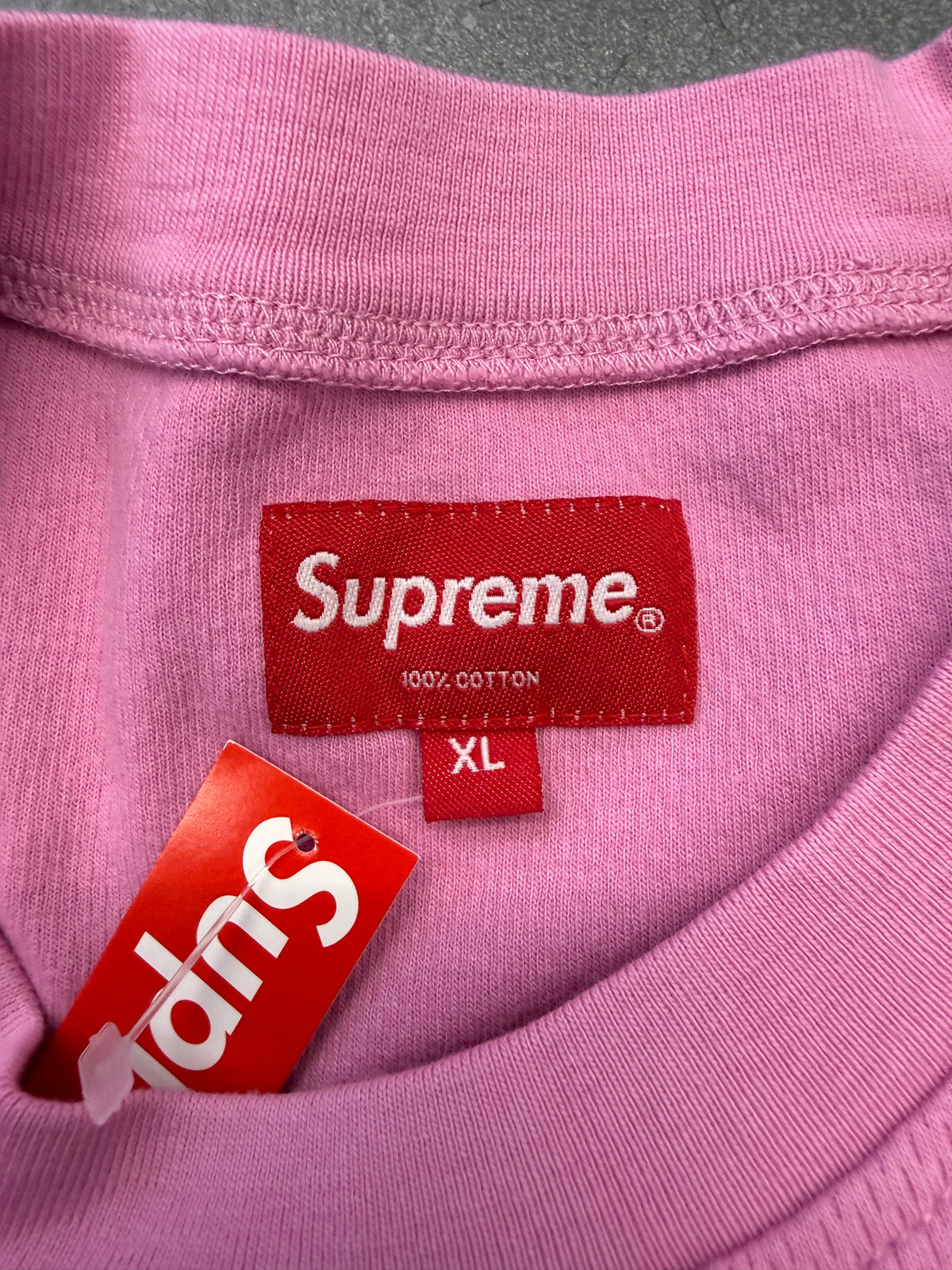 SS20 SUPREME KNIT STRIPE SS TOP - PINK