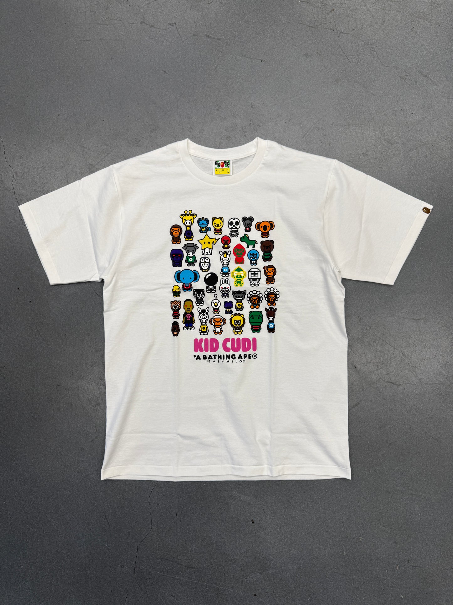 SS21 BAPE A BATHING APE KID CUDI BABY MILO FRIENDS TEE