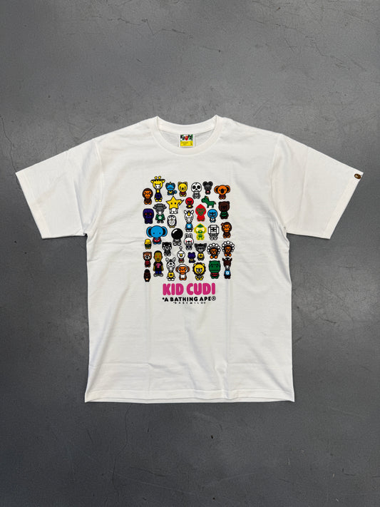 SS21 BAPE A BATHING APE KID CUDI BABY MILO FRIENDS TEE