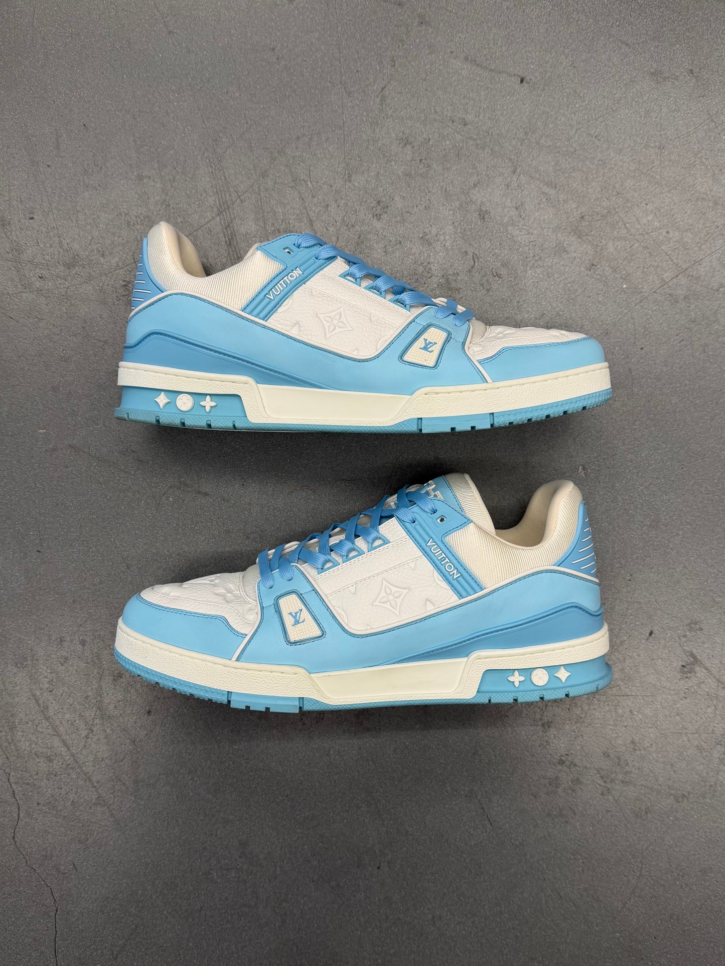 LOUIS VUITTON LV TRAINER SNEAKER - SKY BLUE