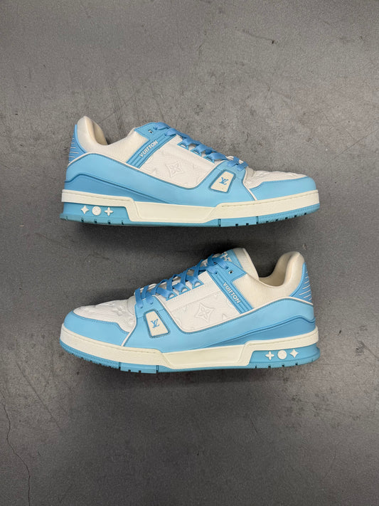 LOUIS VUITTON LV TRAINER SNEAKER - SKY BLUE